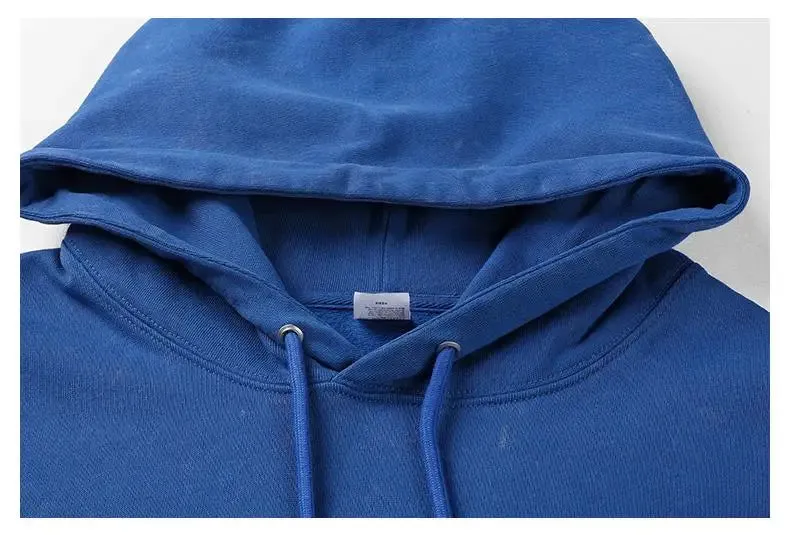 100% Cotton Washed Hoodies Pants Set- Vintage Retro Streetwear