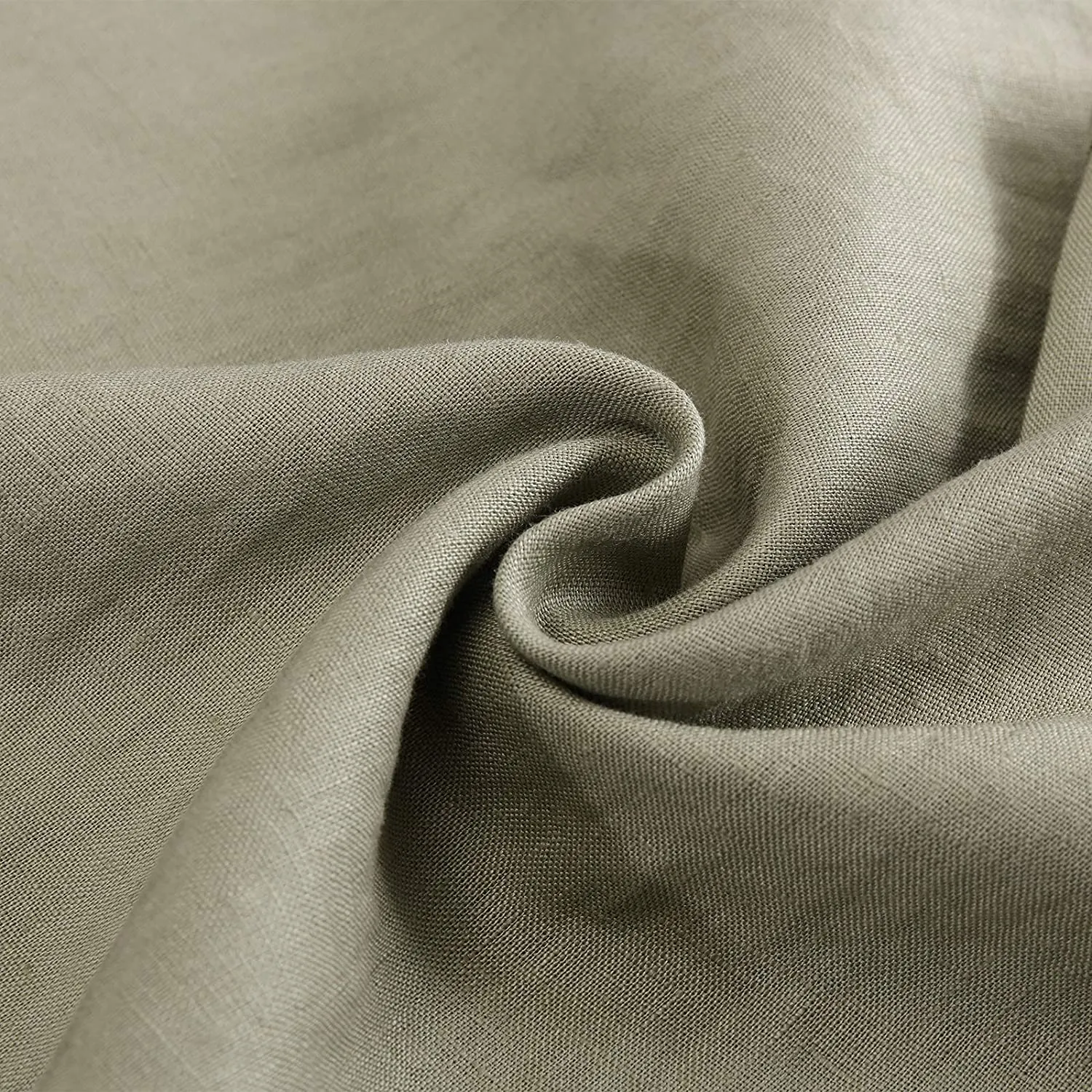 100% Nature Linen Fabric for Sewing Clothing, 53 Inches Wide
