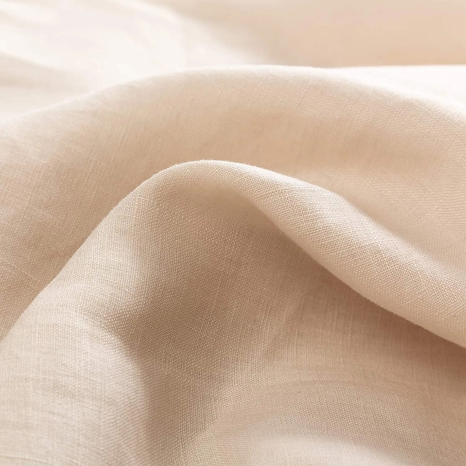 100% Nature Linen Fabric for Sewing Clothing, 53 Inches Wide