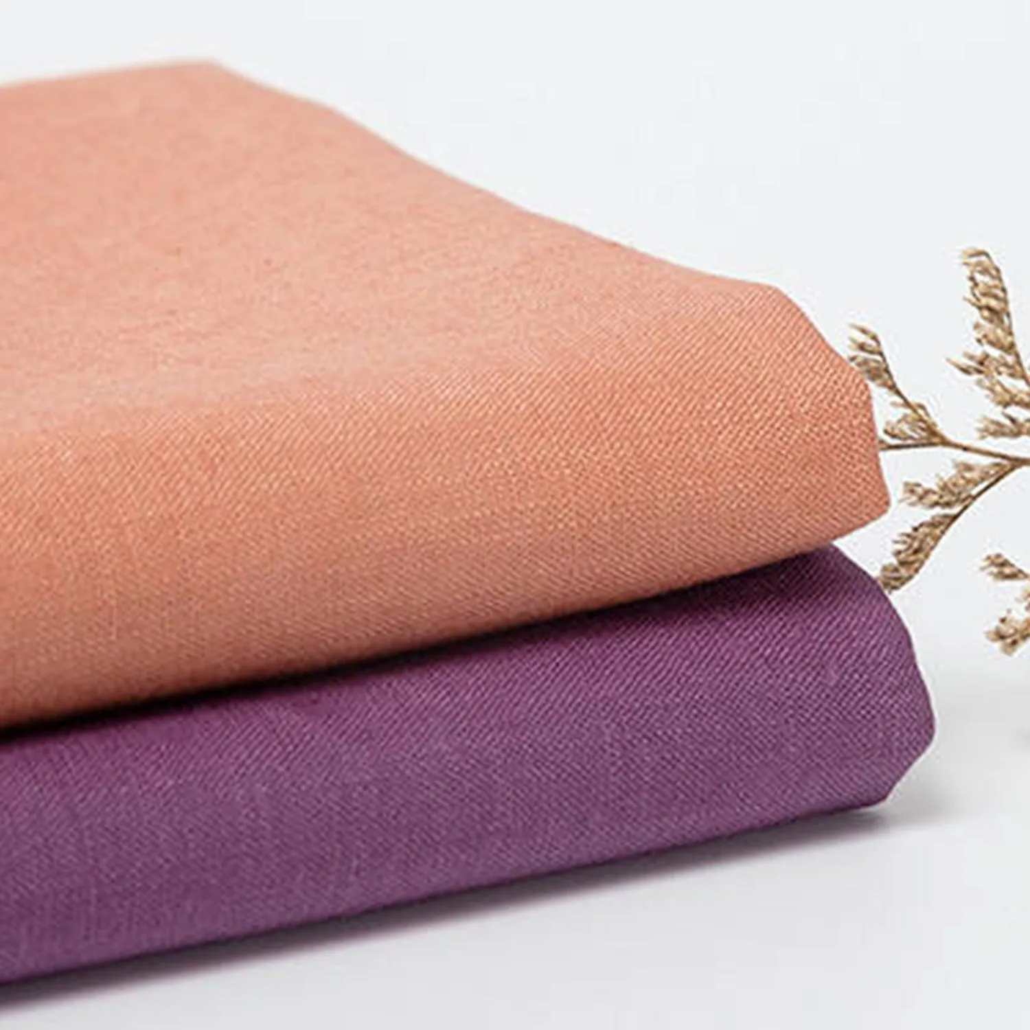 100% Nature Linen Fabric for Sewing Clothing, 53 Inches Wide