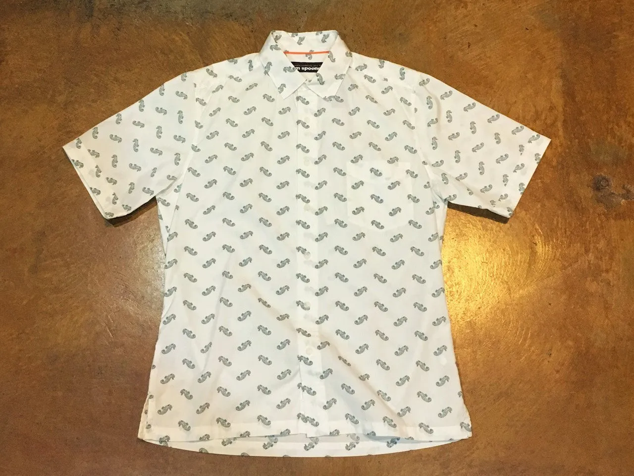 10R129707-0001  Reyn Spooner Ocean Rodeo White