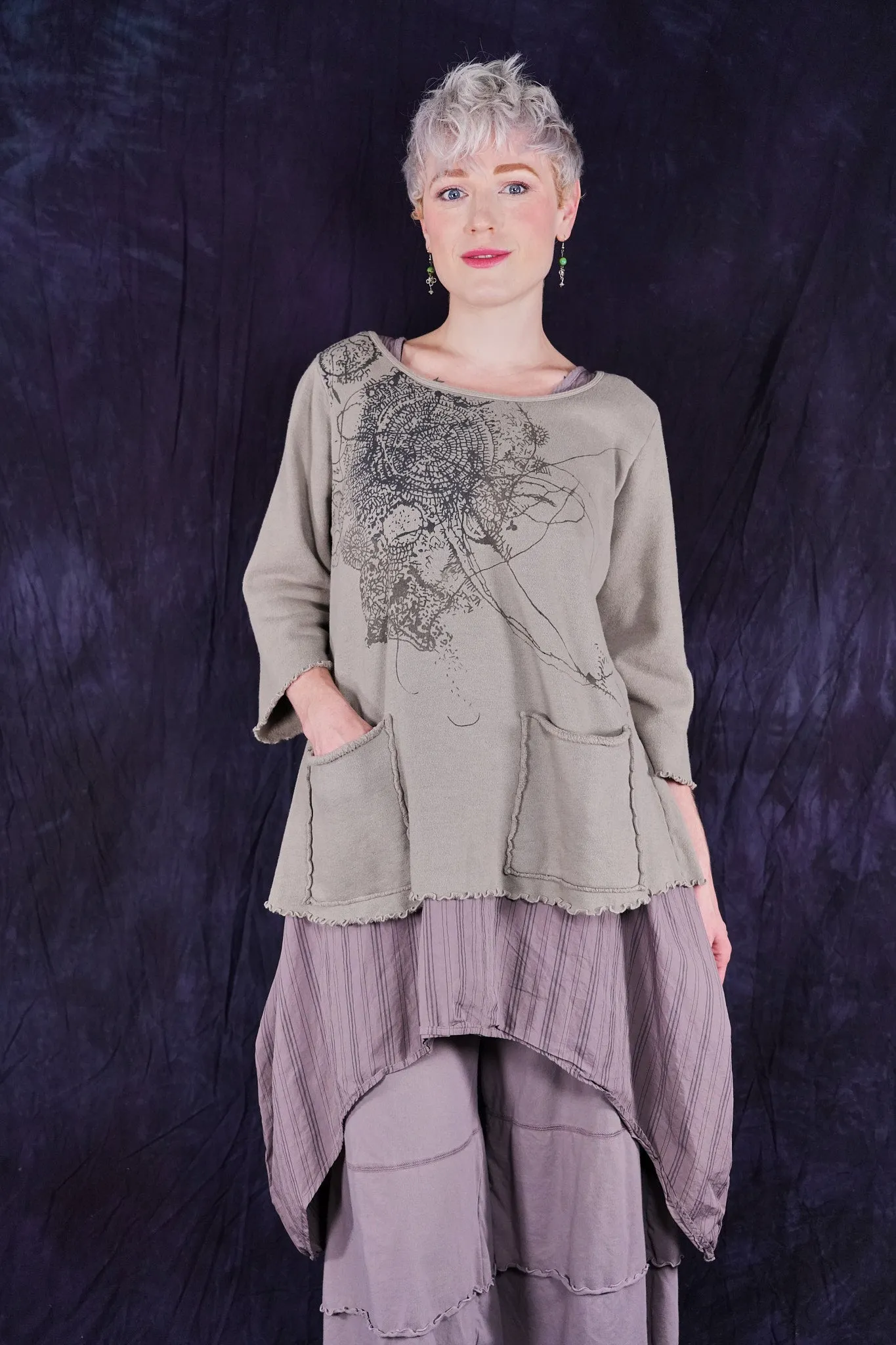 1145-2 Cafe Sweatshirt Moon Rock-P