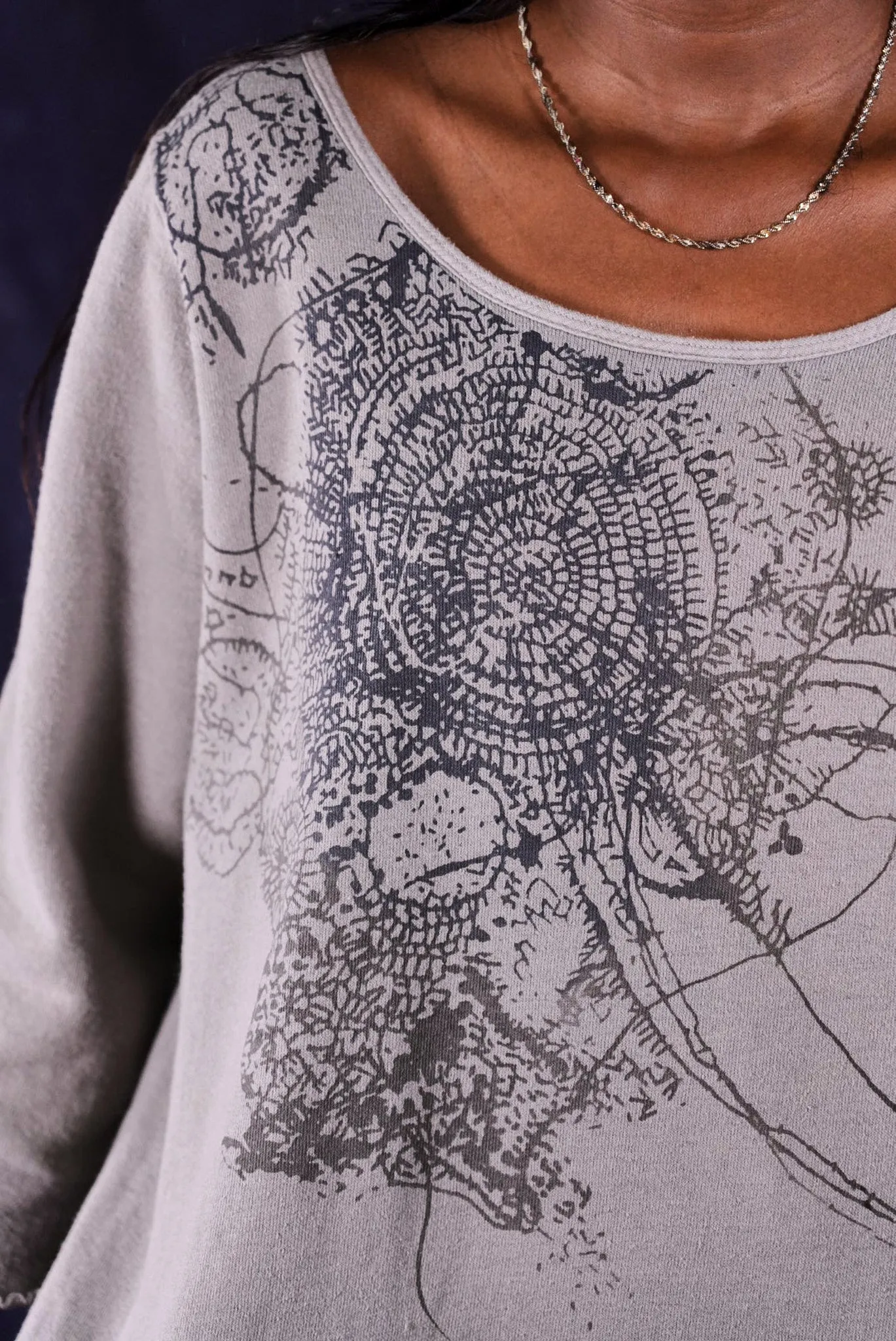 1145-2 Cafe Sweatshirt Moon Rock-P