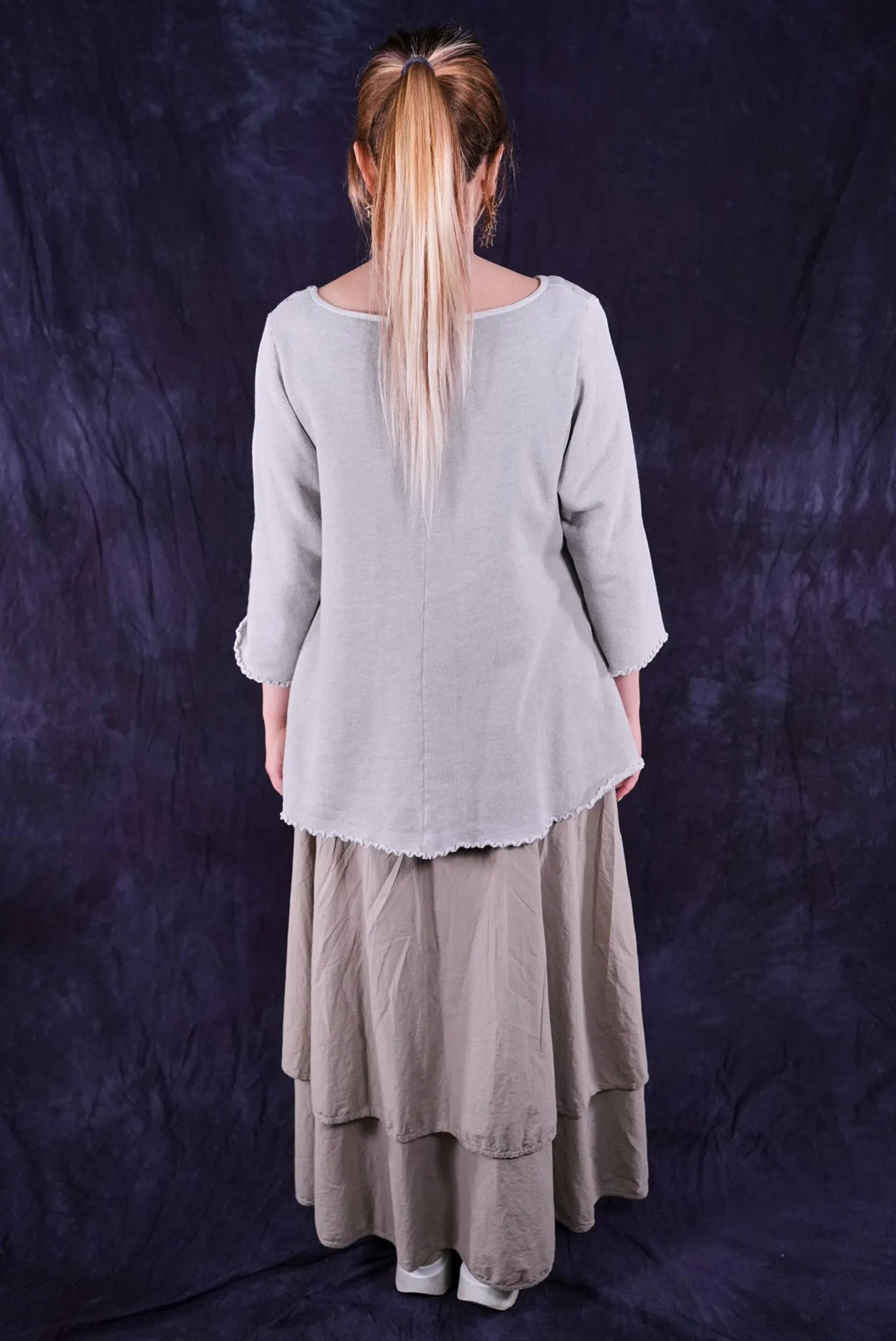 1145-2 Cafe Sweatshirt Pearl Smoke-P