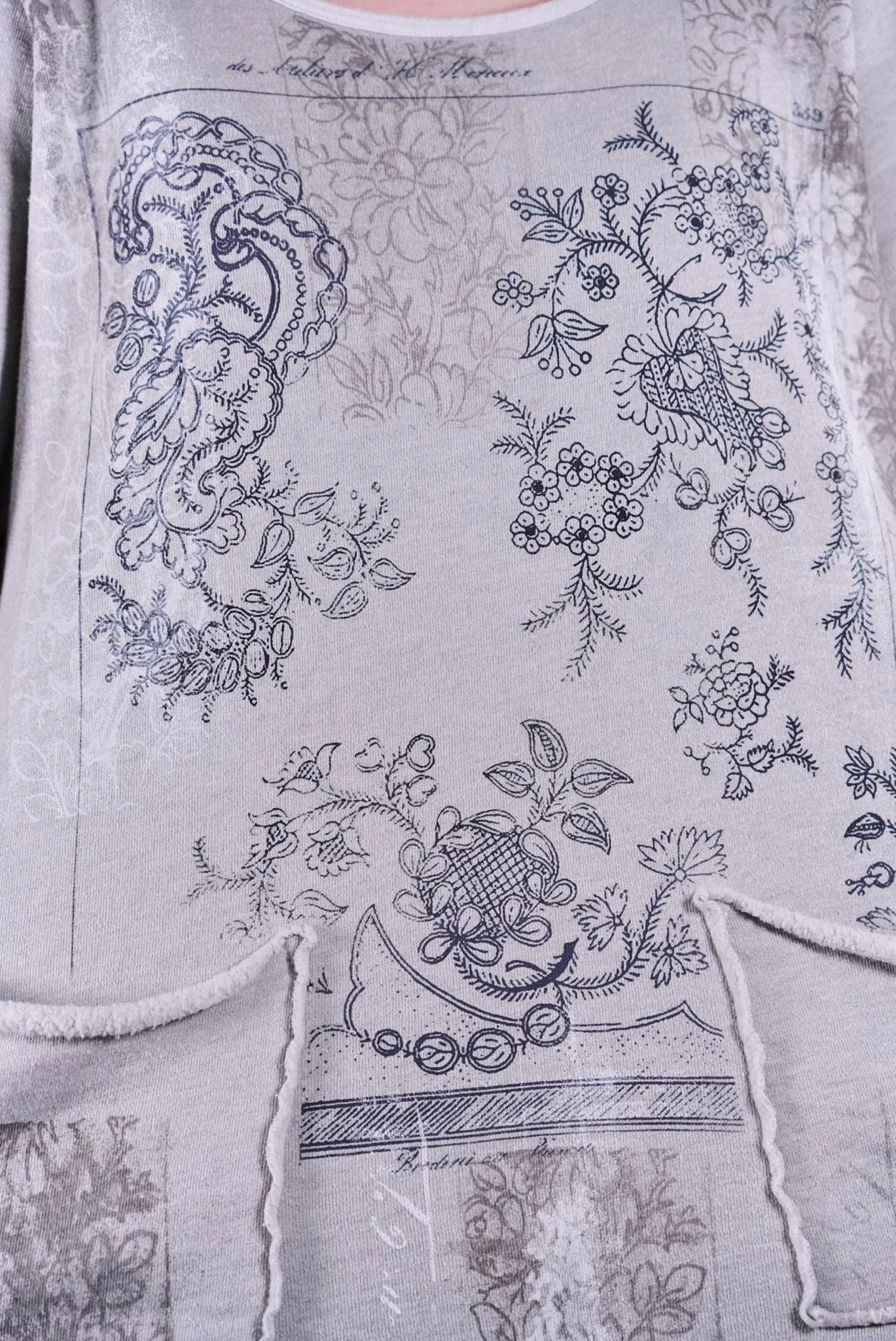 1145-2 Cafe Sweatshirt Pearl Smoke-P