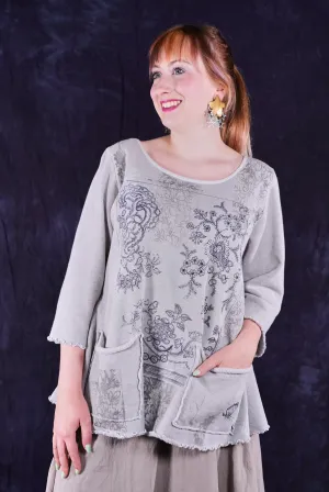 1145-2 Cafe Sweatshirt Pearl Smoke-P