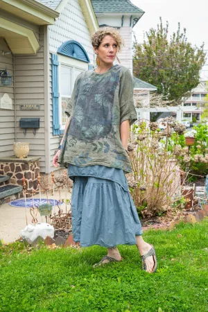 1210HD Linen Simple Tunic Terra Verte-P