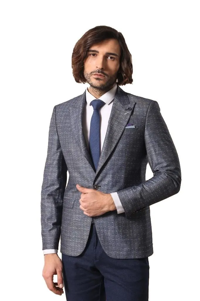15540 Navy Blue Blazer Jacket