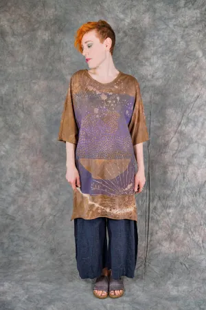 1564HD Euro Slim Fit Art Tunic Cocoa Violet Rainball-P