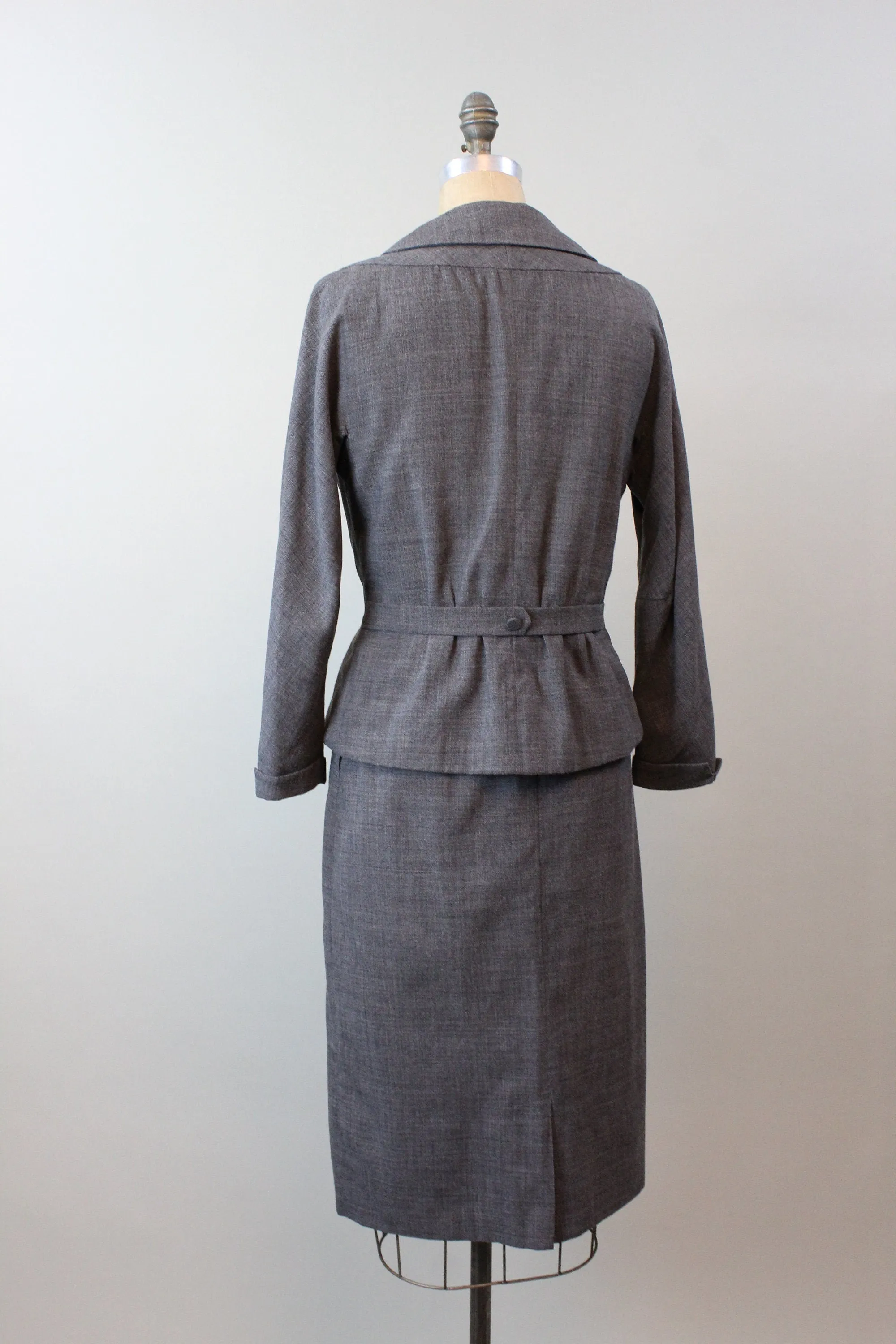 1950s SPECTATOR fitted light wool SUIT xs | new fall winter