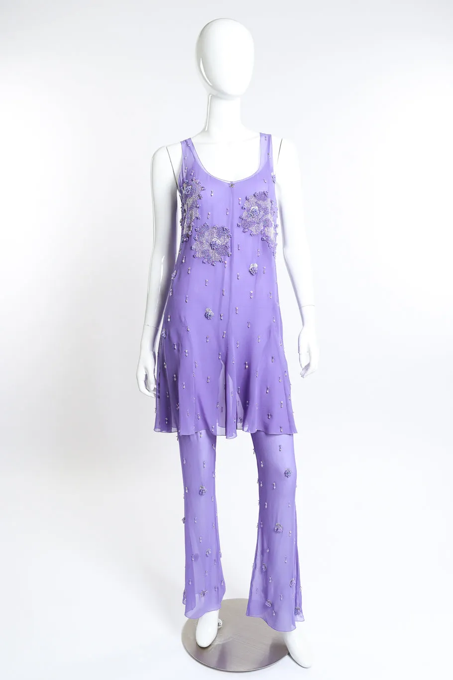 2000 F/W Crystal Jumpsuit Tunic Set