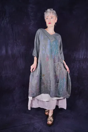 2133 Crossover Linen Tunic Smudge Stick-Artist Palette