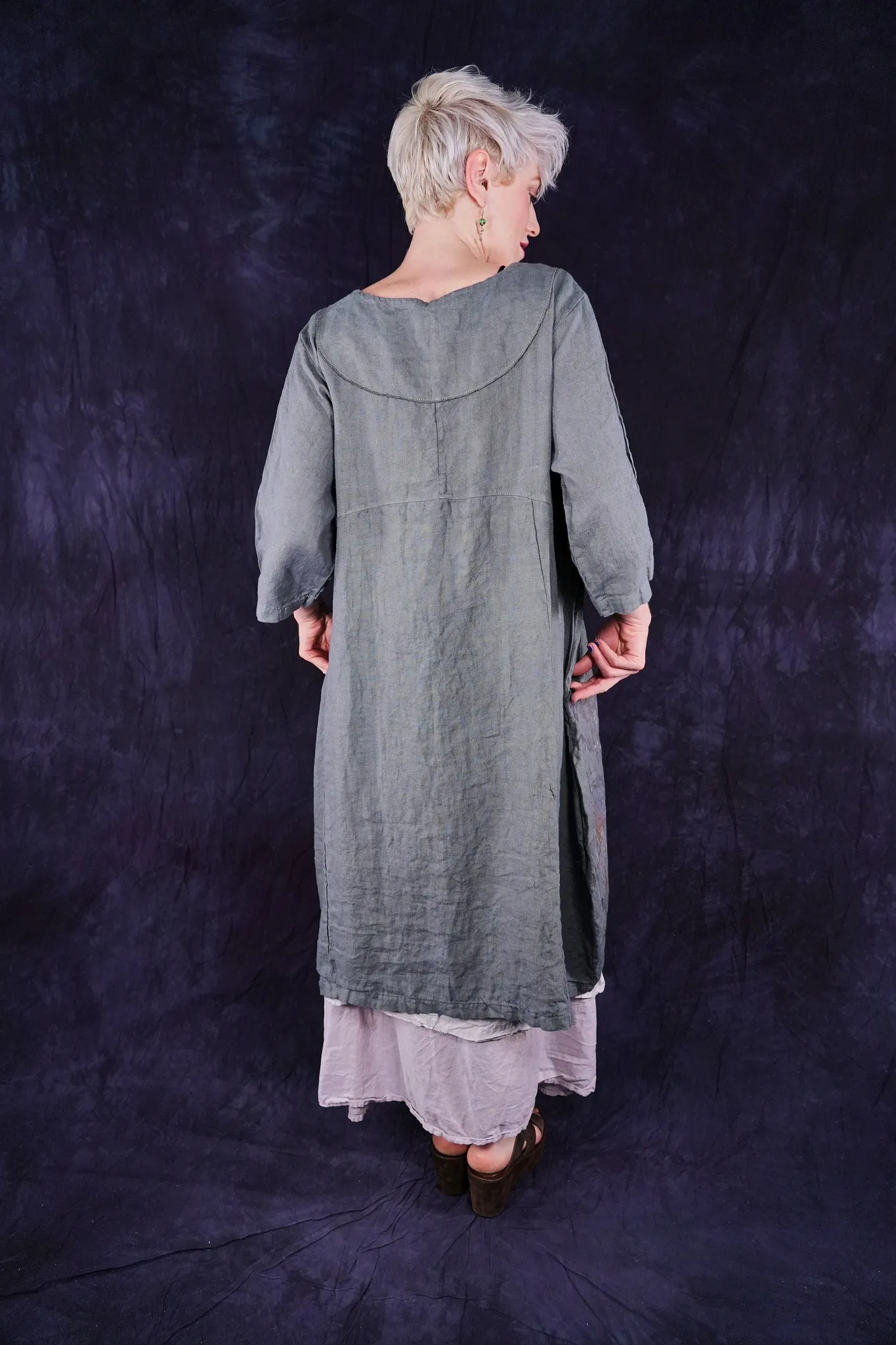 2133 Crossover Linen Tunic Smudge Stick-Artist Palette