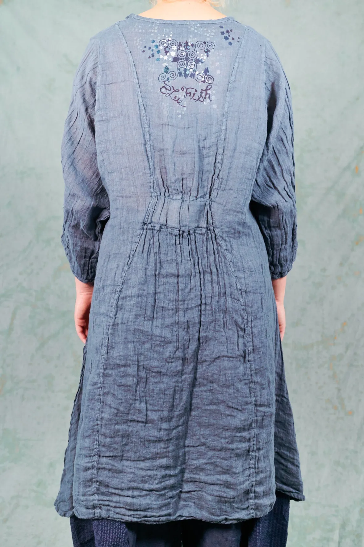2193 Sun Drawing Tunic-Century Blue-P