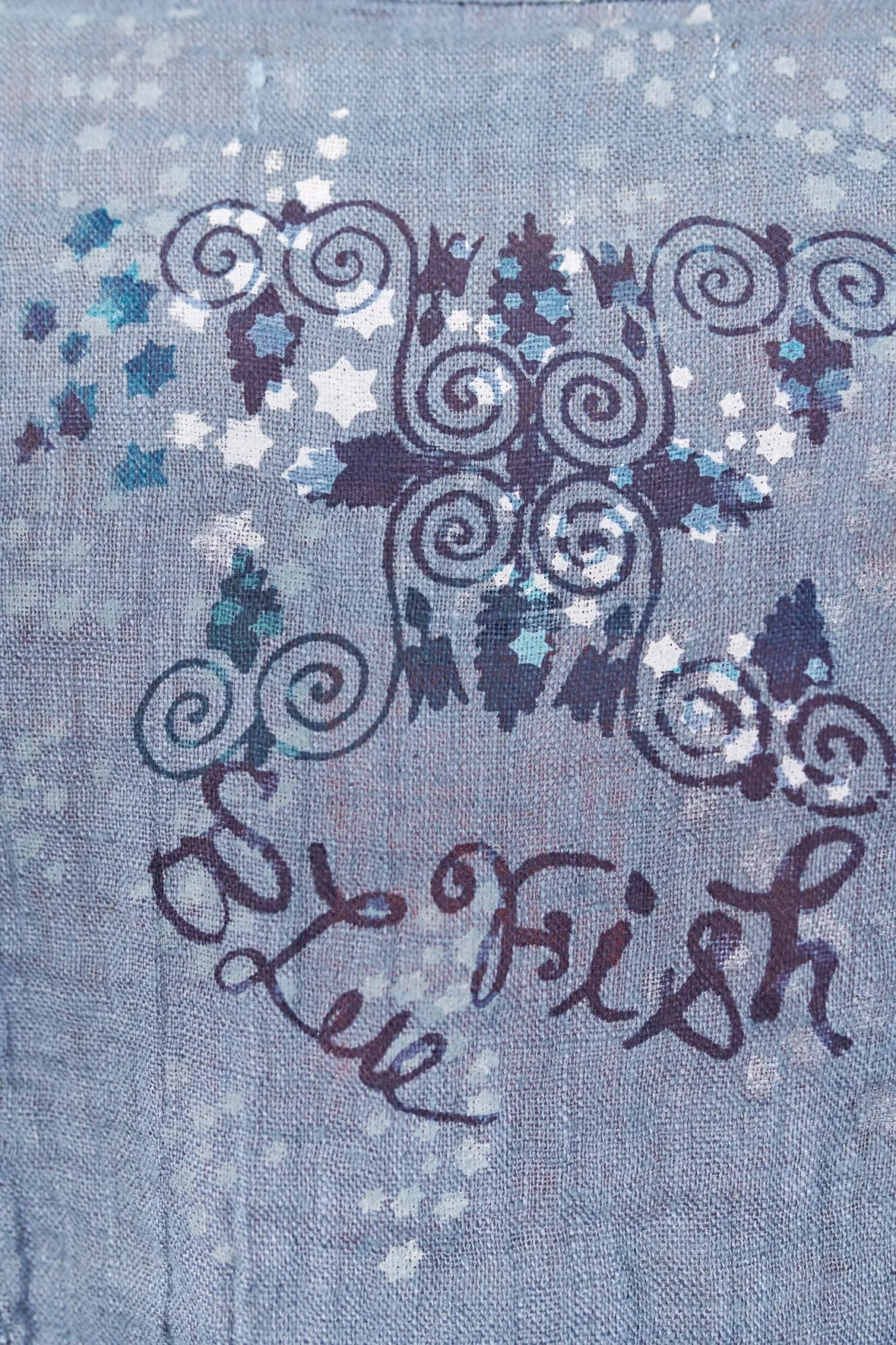 2193 Sun Drawing Tunic-Century Blue-P