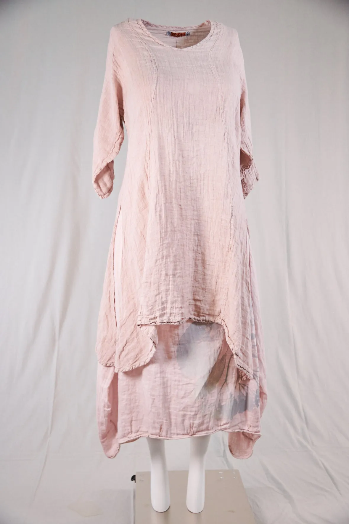 2193 Sun Drawing Tunic-Natural Pink-U