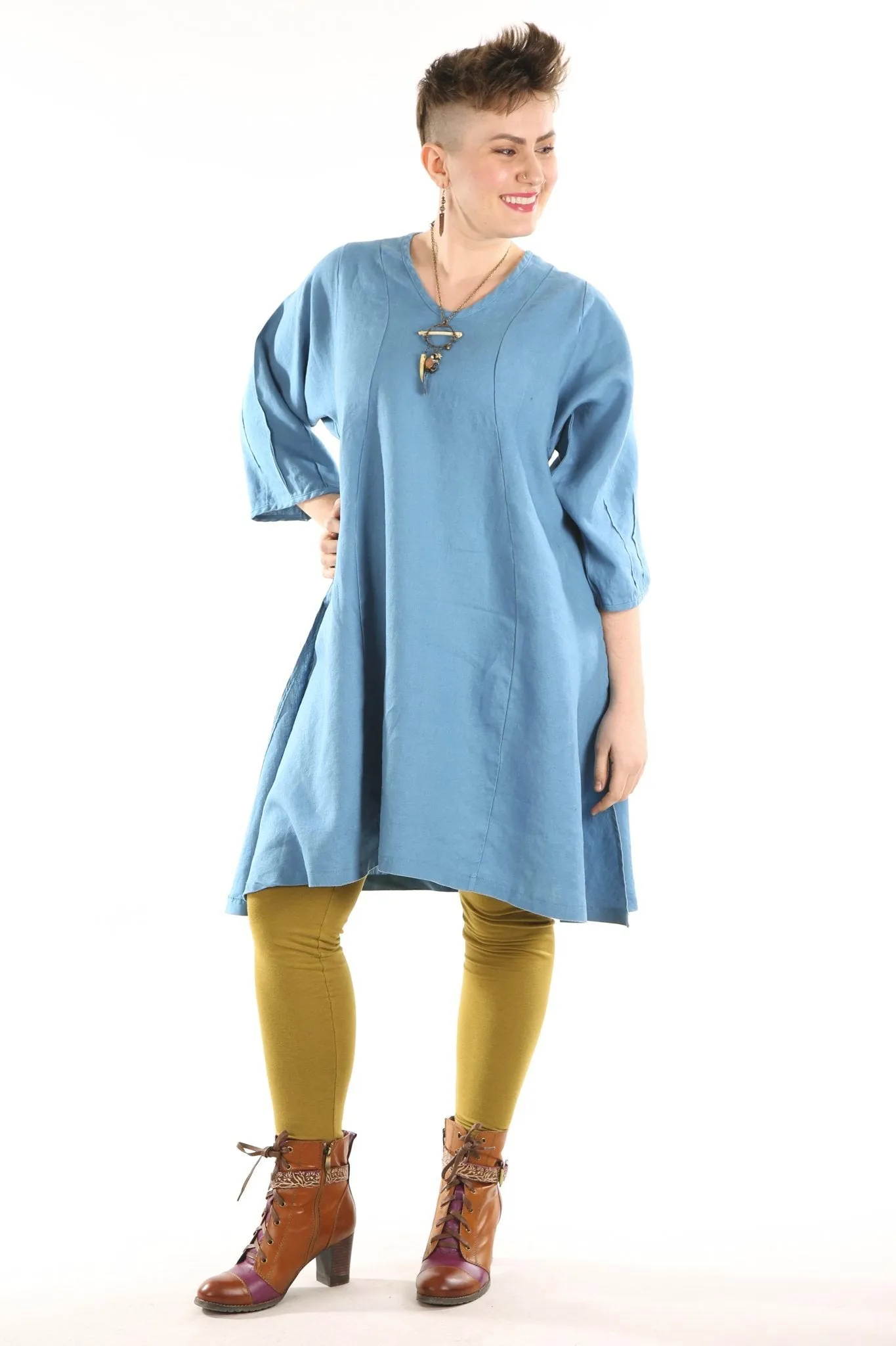 2193 Venetian Linen Blue Raspberry Unprinted
