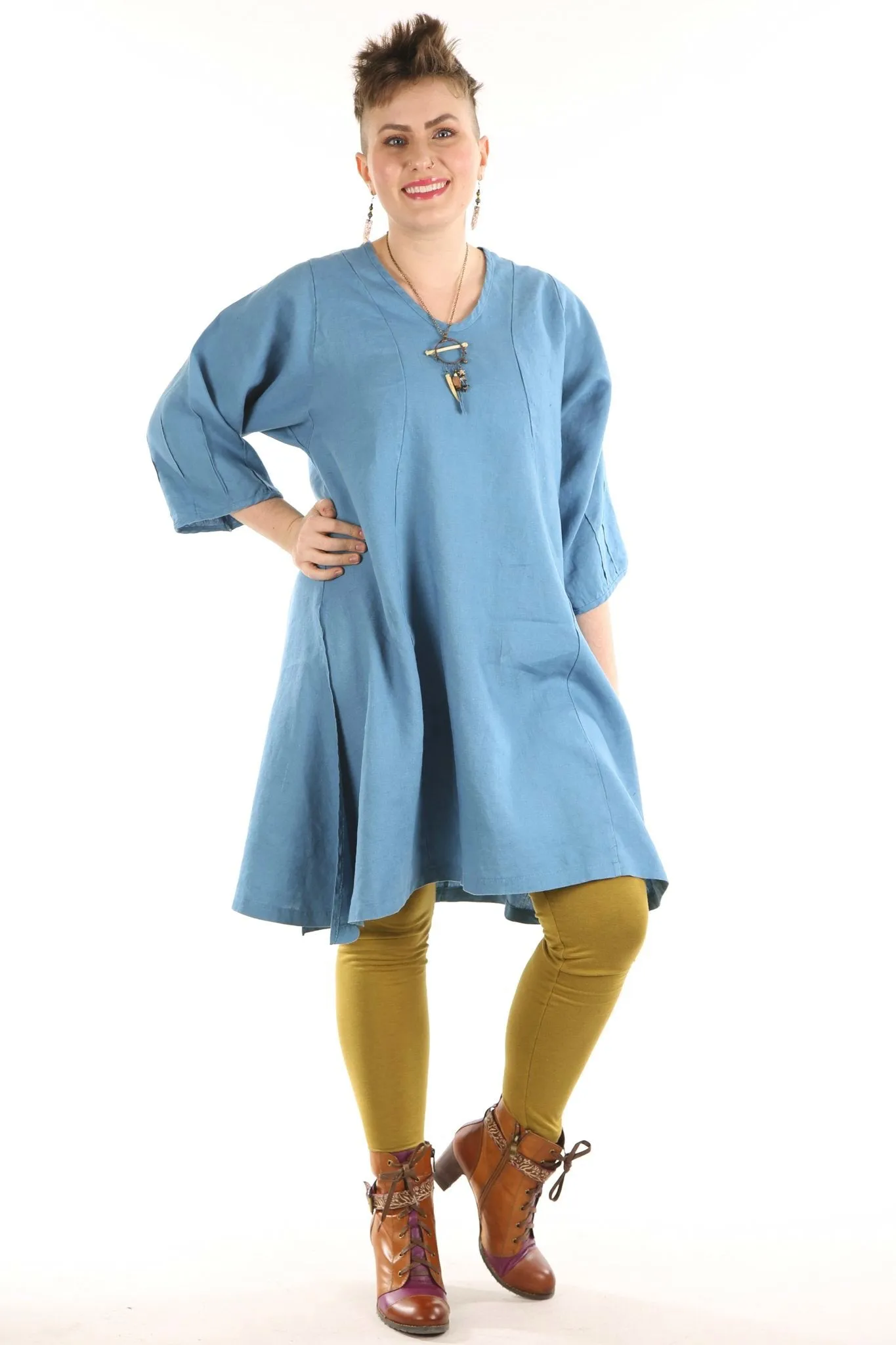 2193 Venetian Linen Blue Raspberry Unprinted