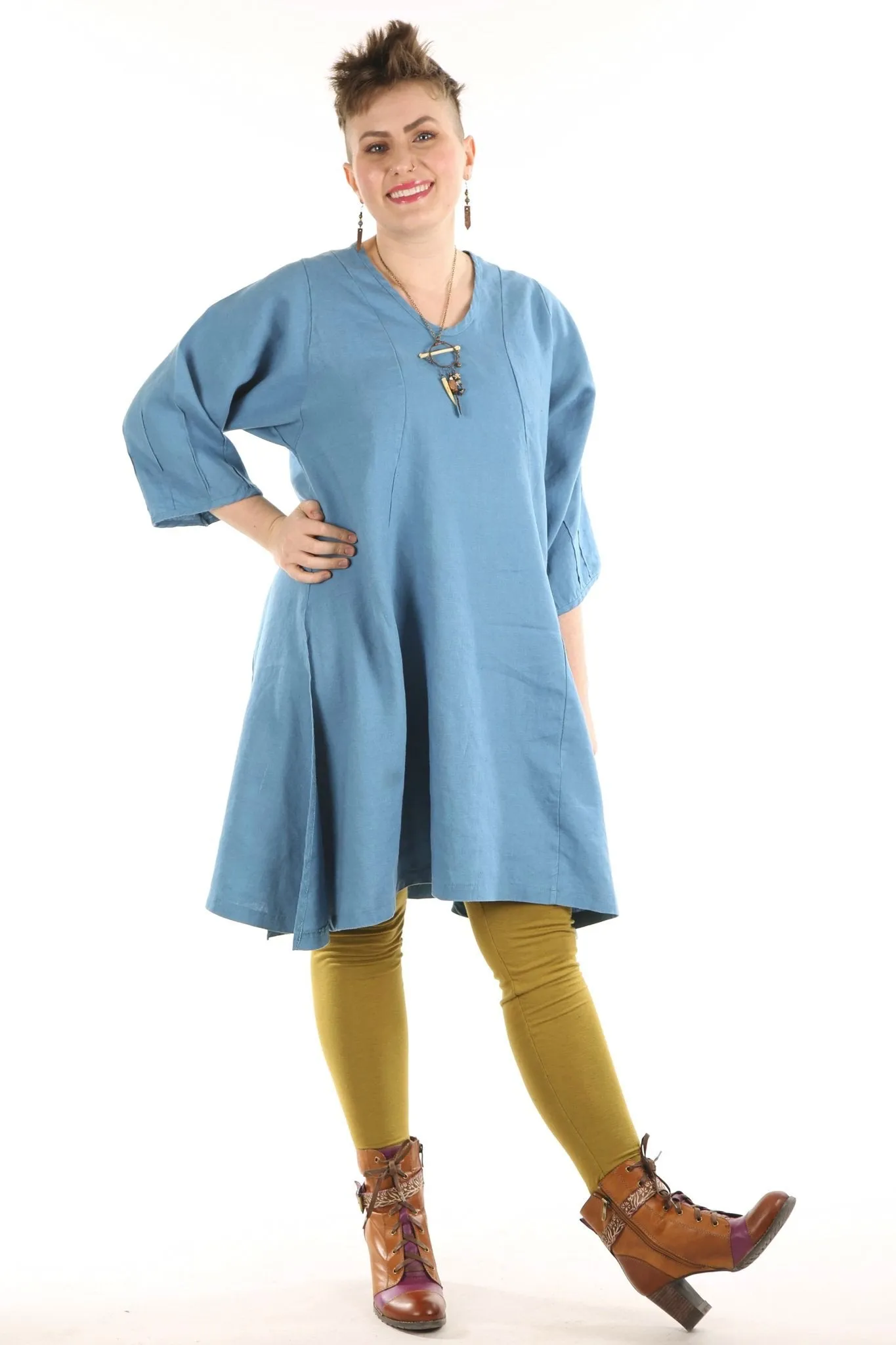 2193 Venetian Linen Blue Raspberry Unprinted