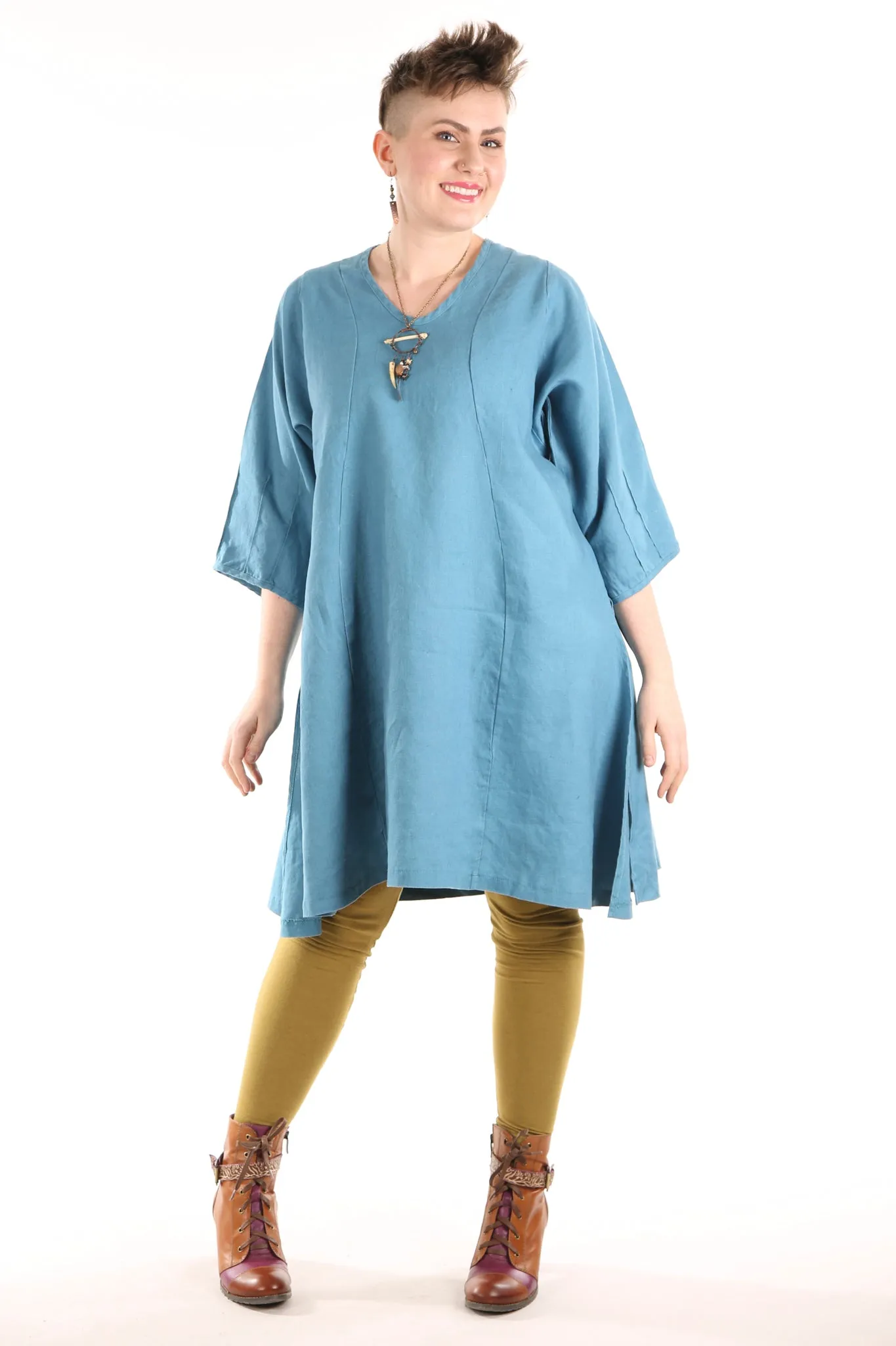 2193 Venetian Linen Blue Raspberry Unprinted
