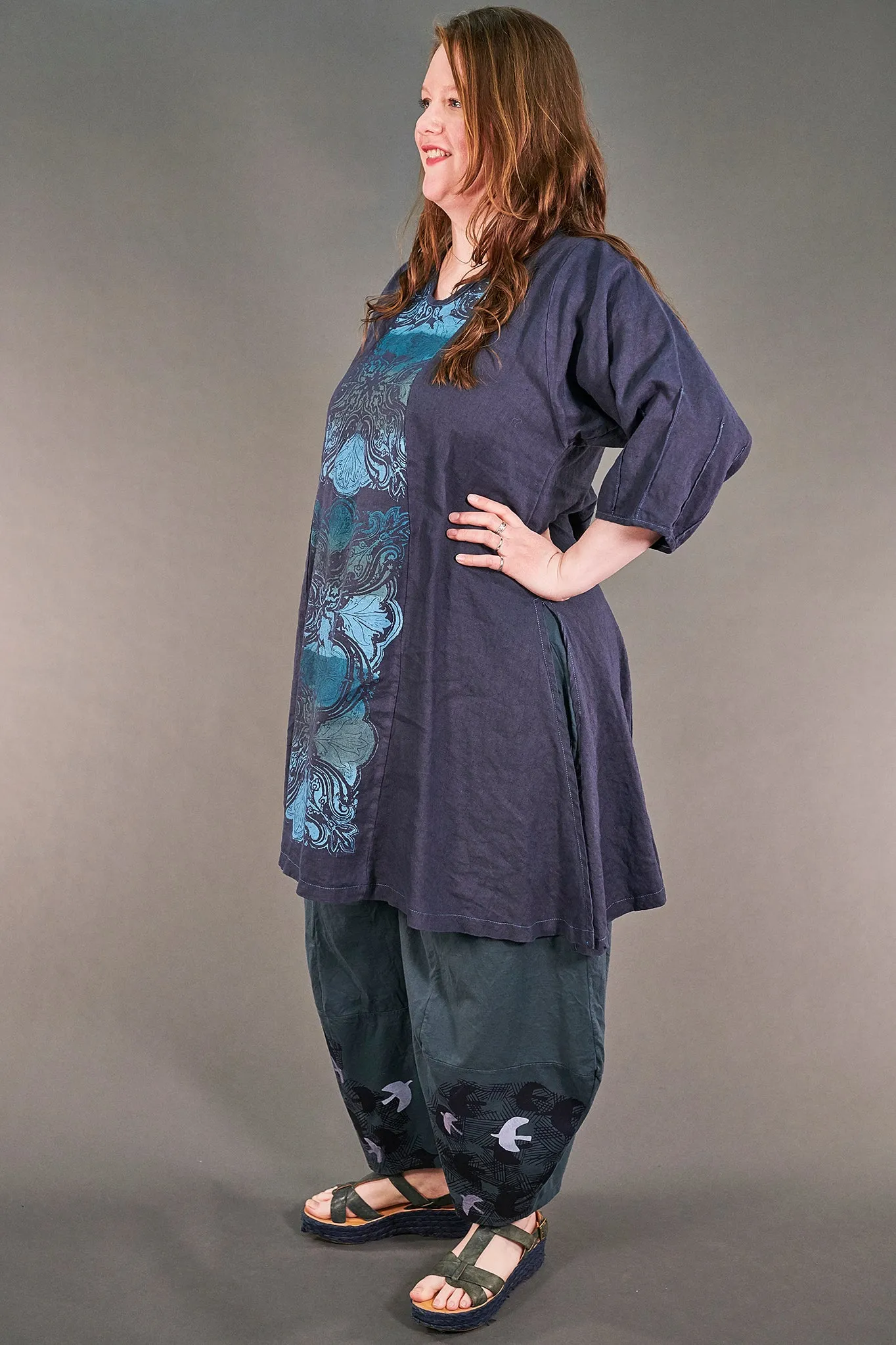 2193 Venetian Linen Indigo-P