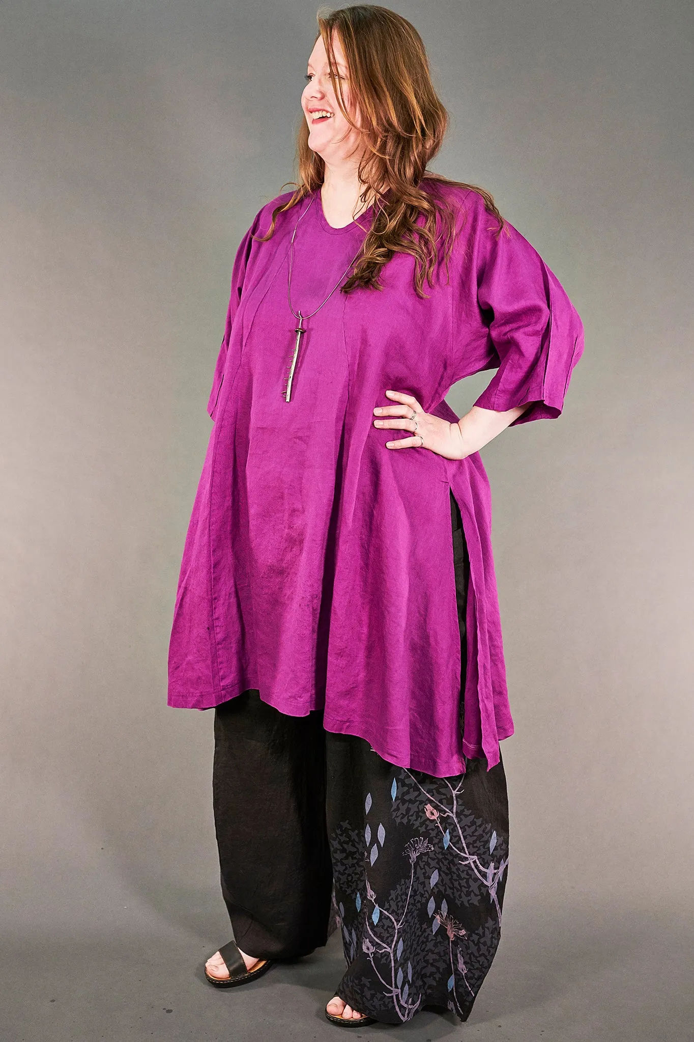 2193 Venetian Linen Magenta-U