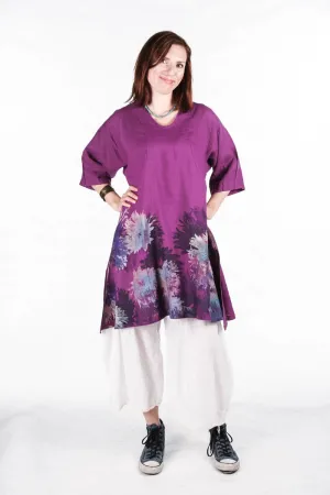 2193 Venetian Linen Magenta Wildflower Burst