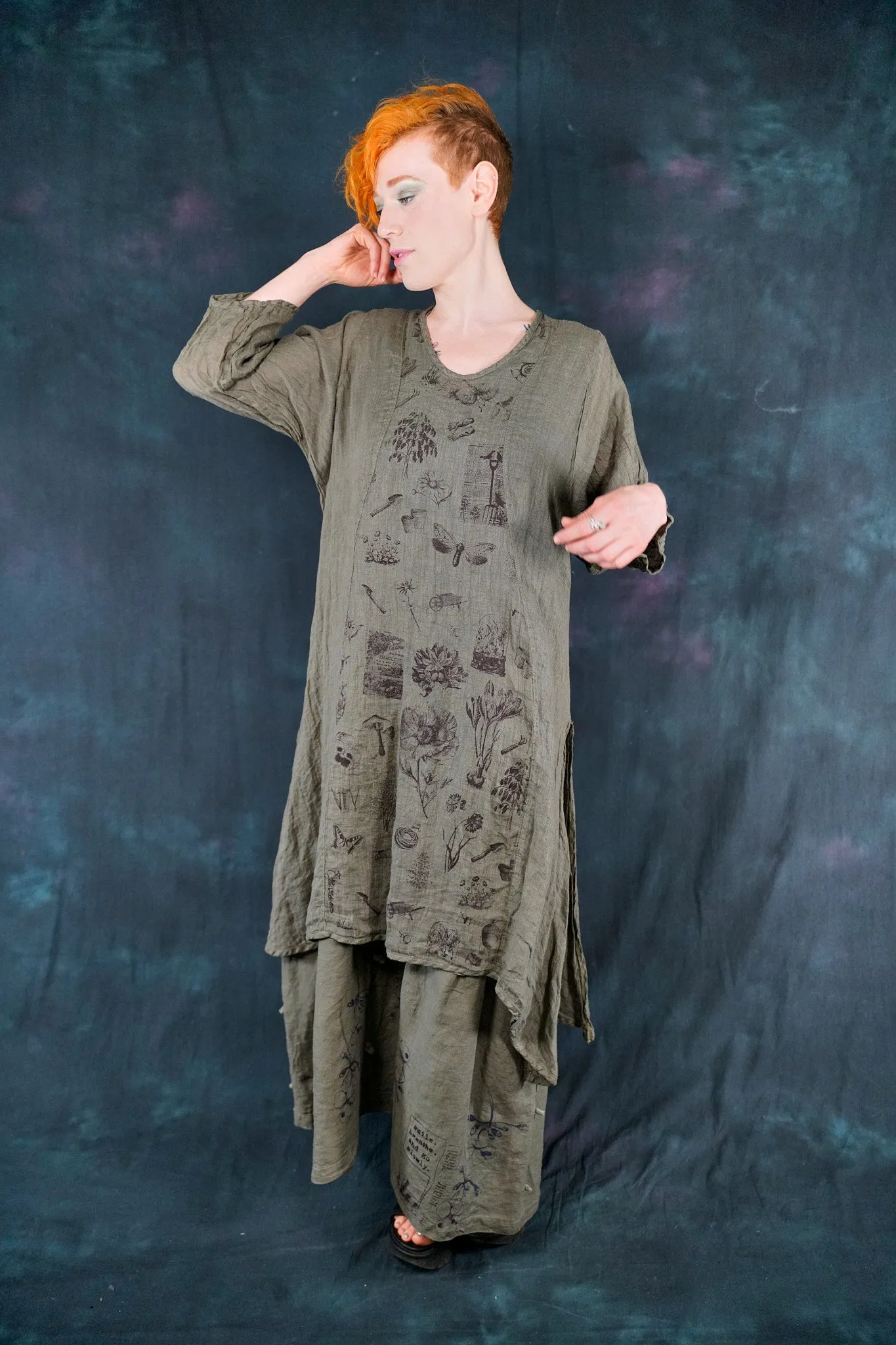 2193 Venetian Tunic Caper-P