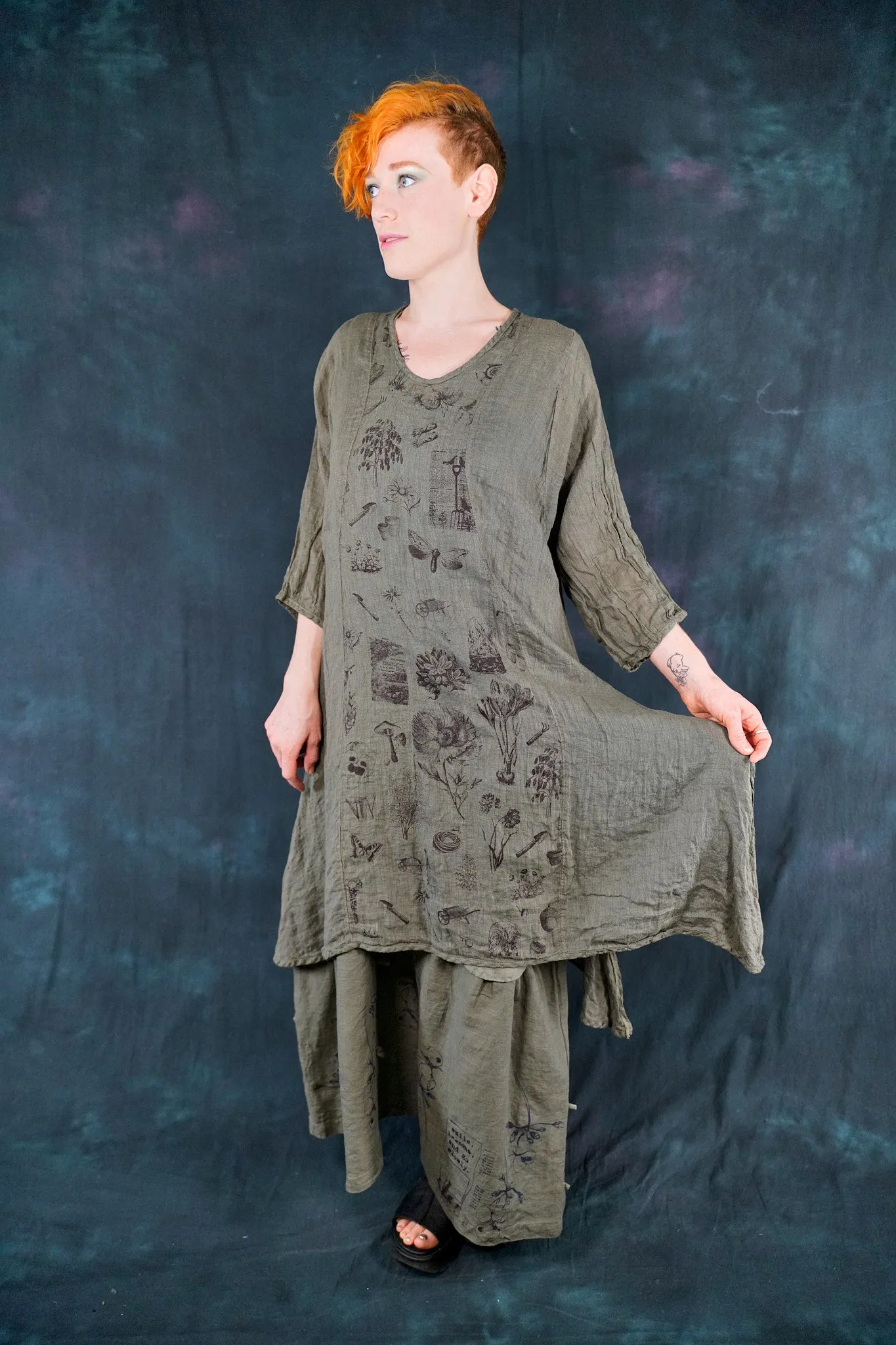 2193 Venetian Tunic Caper-P