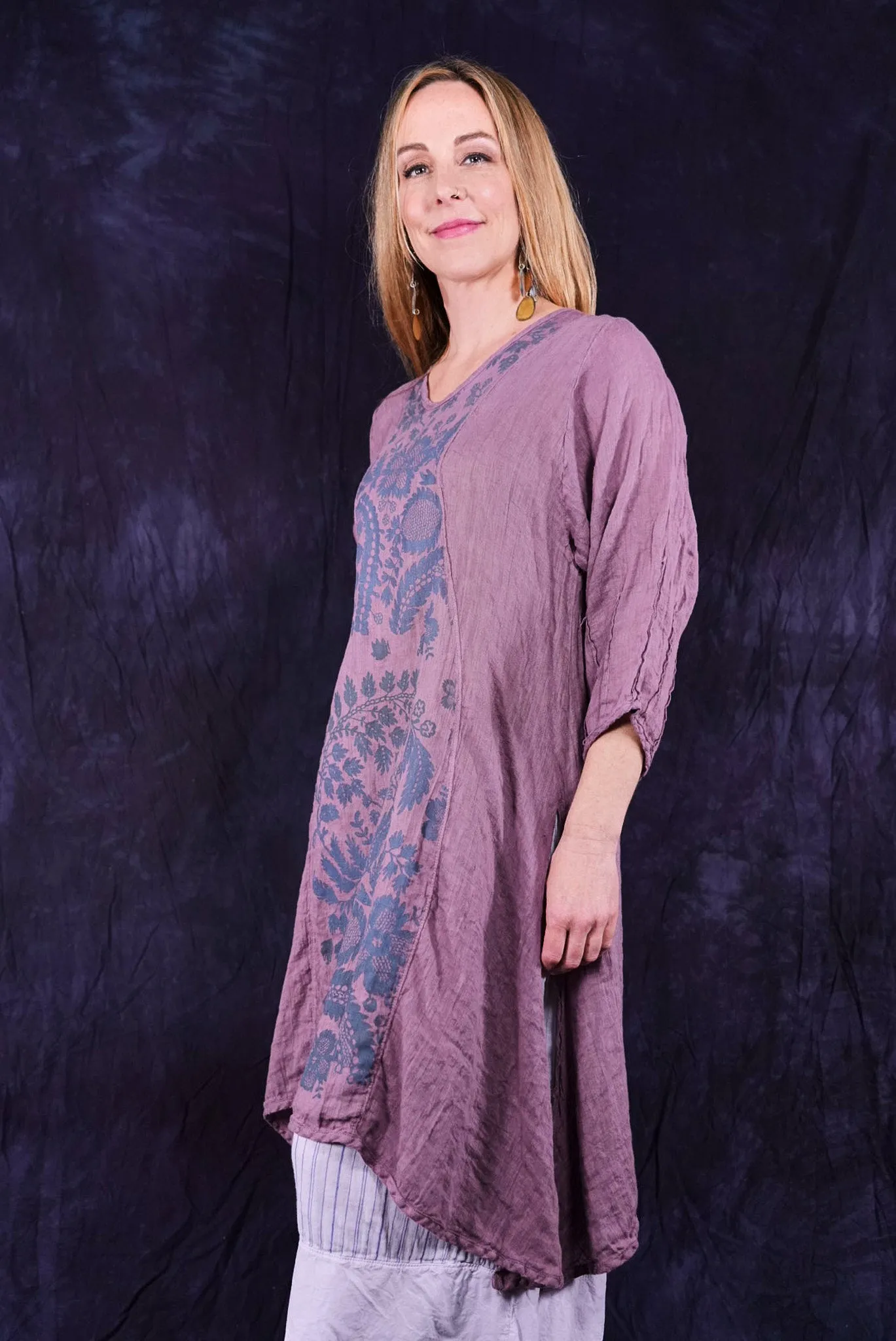2193 Venetian Tunic Tulsi Rose-P