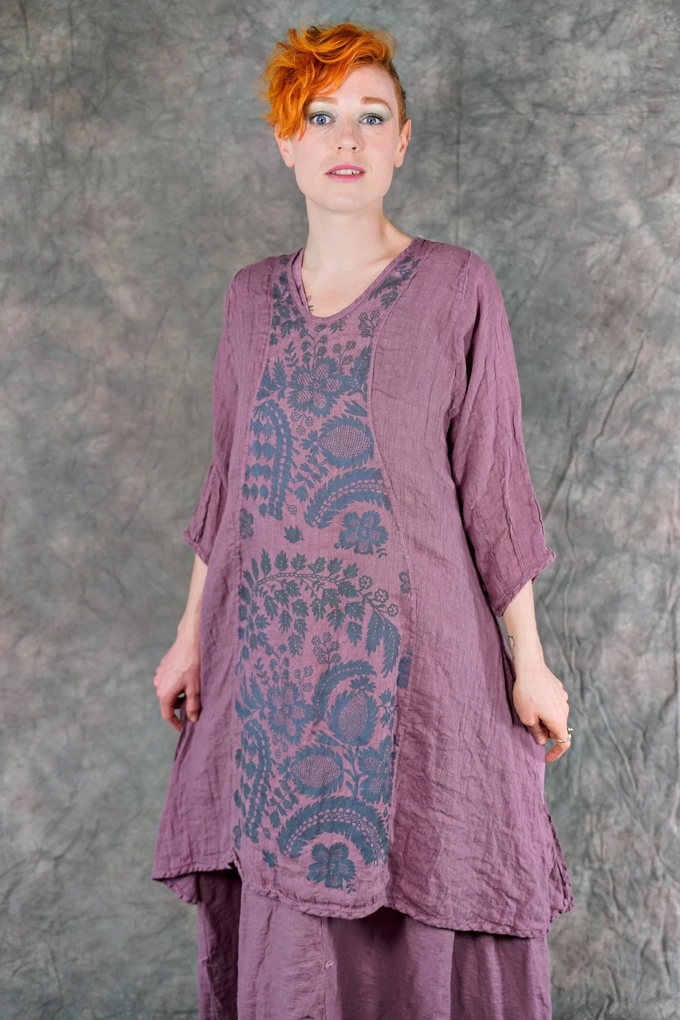 2193 Venetian Tunic Tulsi Rose-P