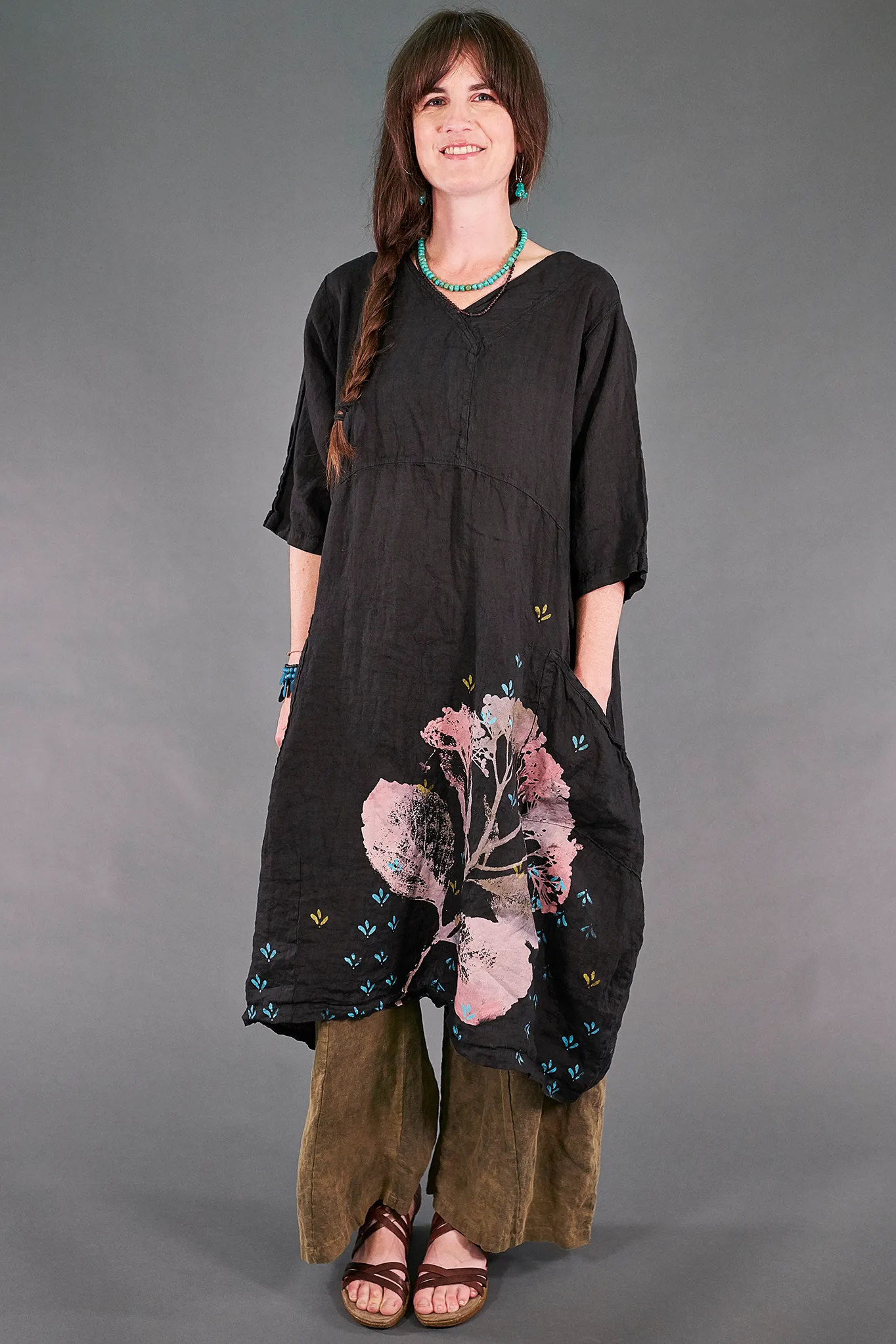 2195 Serenade Tunic Magpie Black-Botanic Form