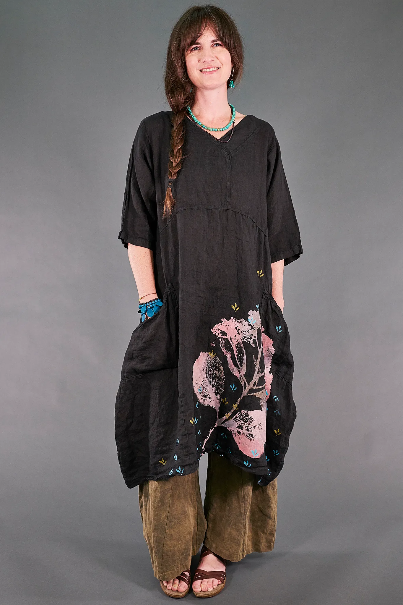 2195 Serenade Tunic Magpie Black-Botanic Form