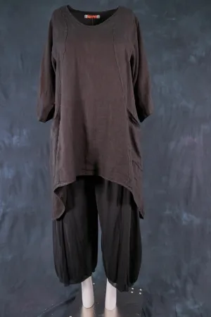 2229 Teatime Tunic Black-U