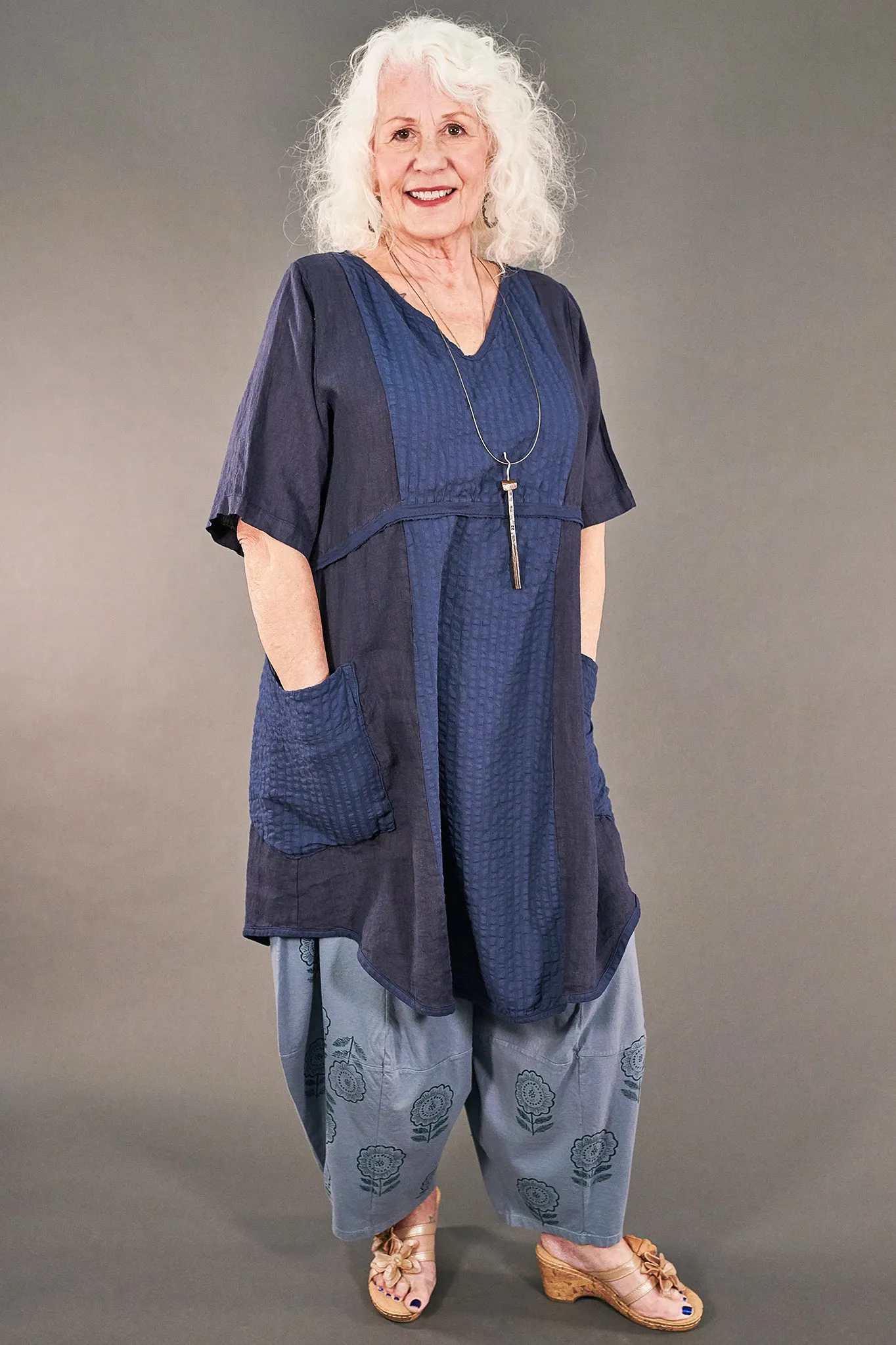 2240 Heart and Soul Tunic Indigo-U