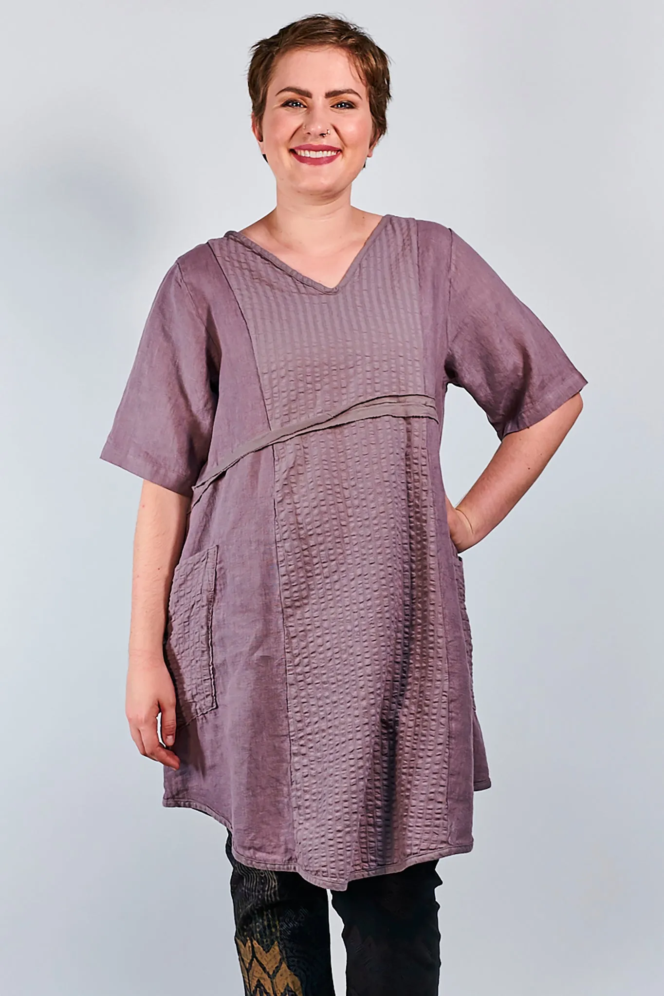 2240 Heart and Soul Tunic Plum Haze-U