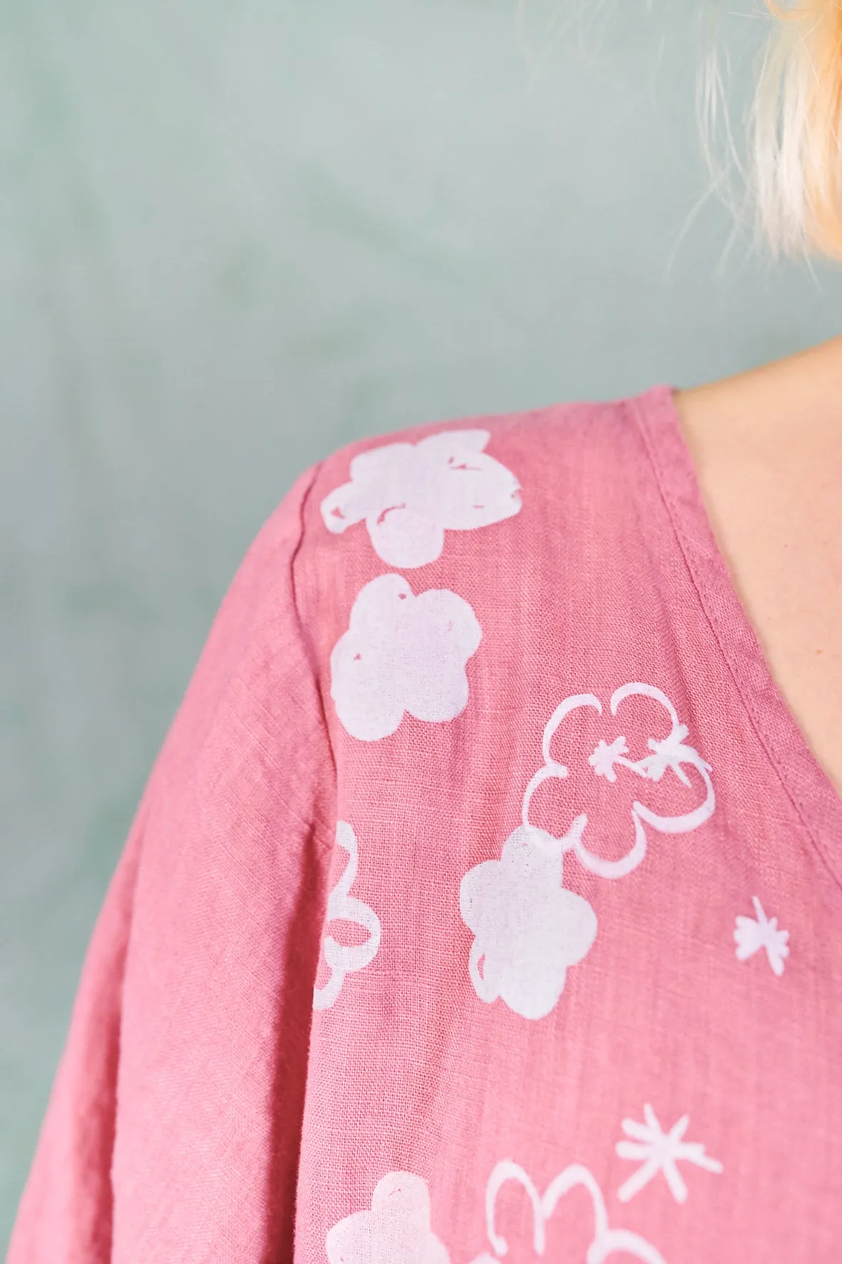 2259 Charleston Linen Tunic Bloom-P