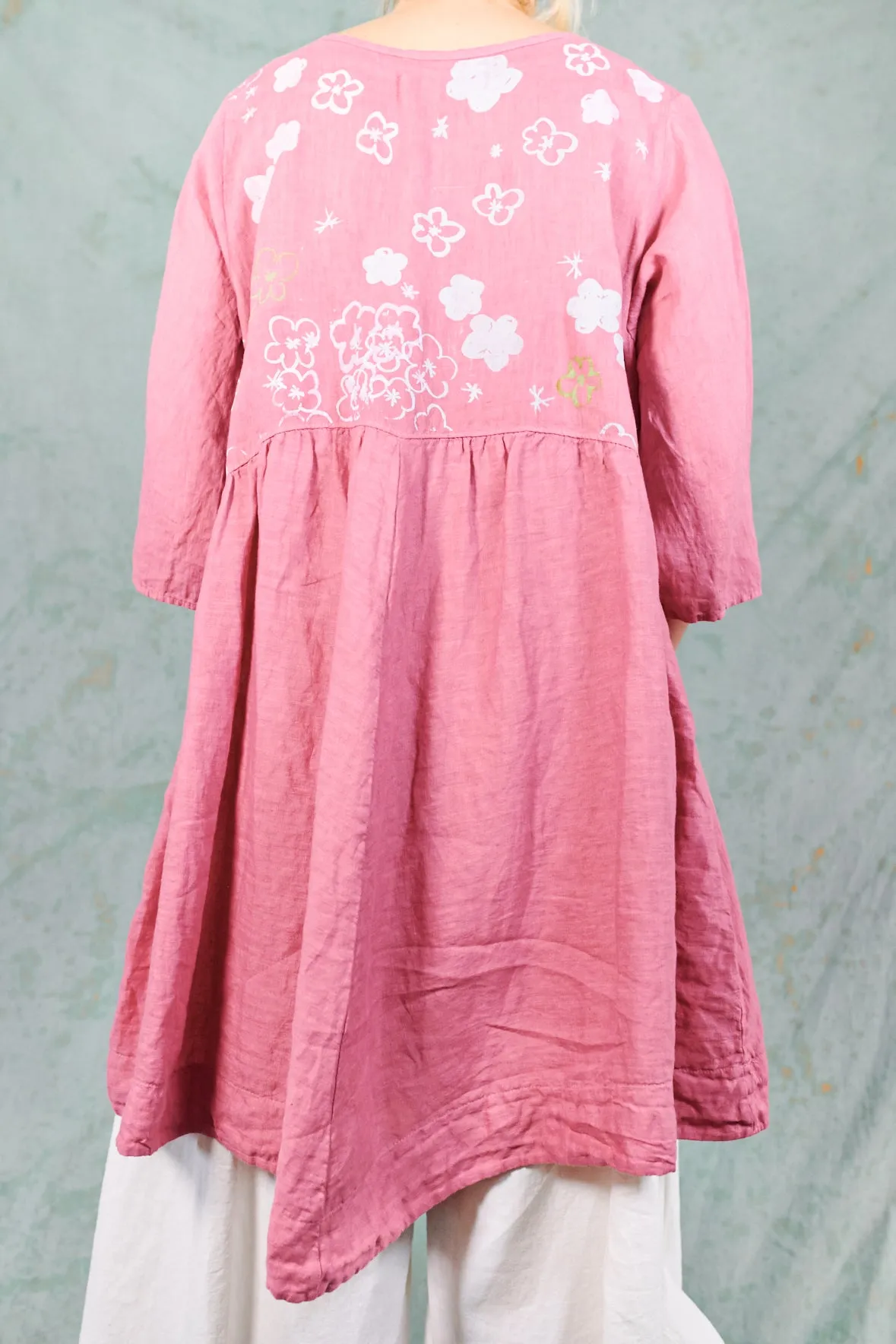 2259 Charleston Linen Tunic Bloom-P