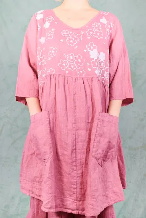 2259 Charleston Linen Tunic Bloom-P