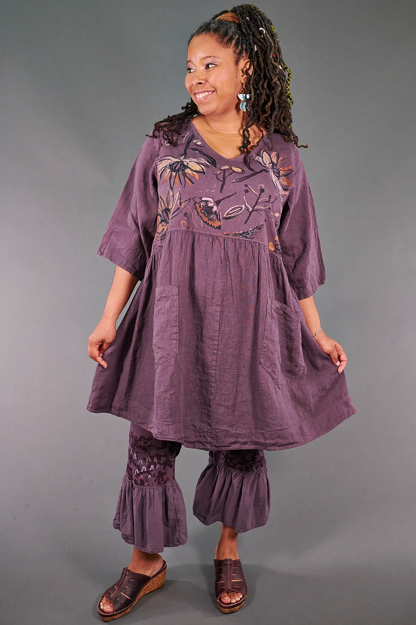 2259 Charleston Tunic-Clove-P