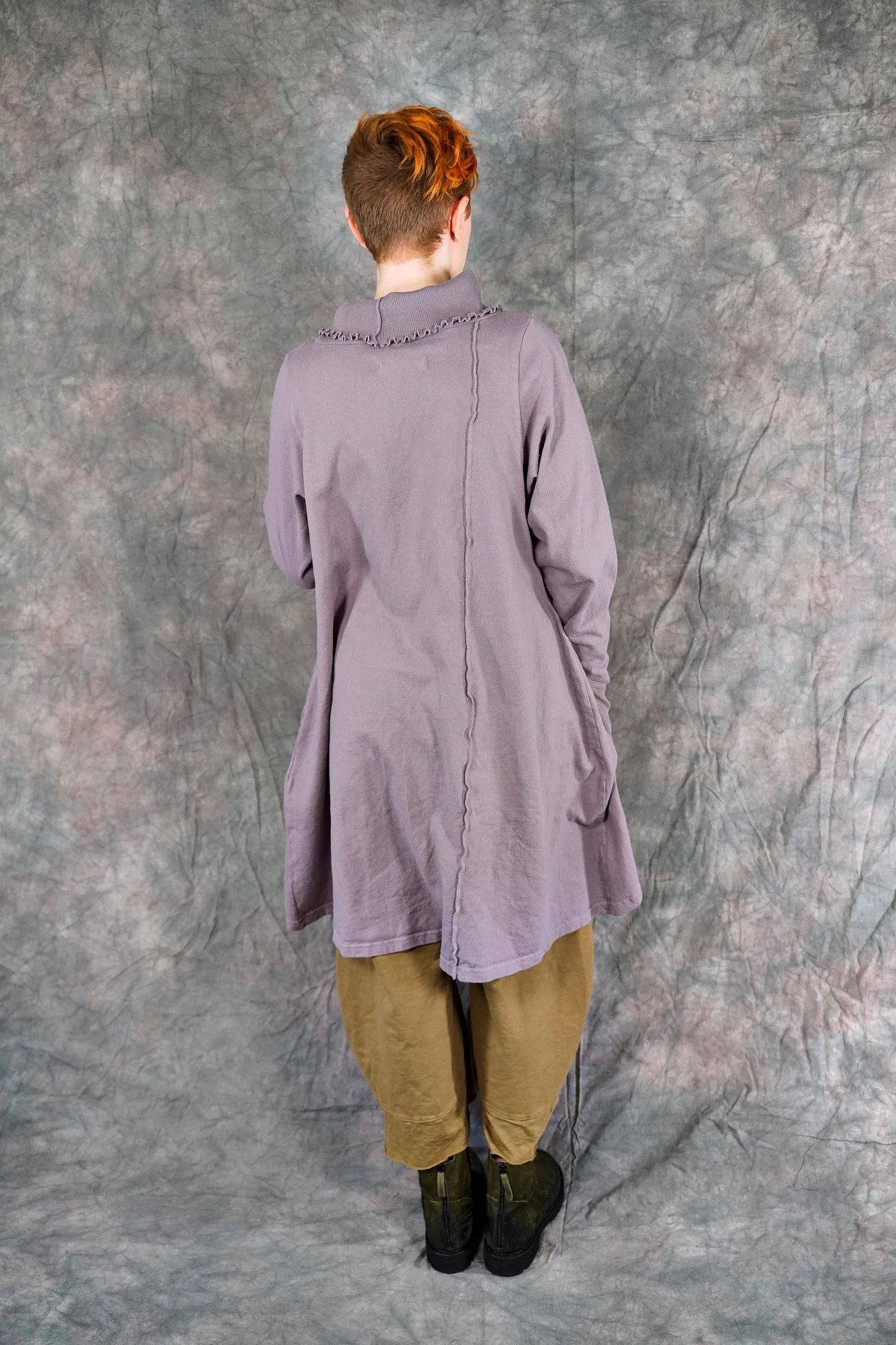 2362 Heavy Eco Cotton Pocket Tunic Aurore-P