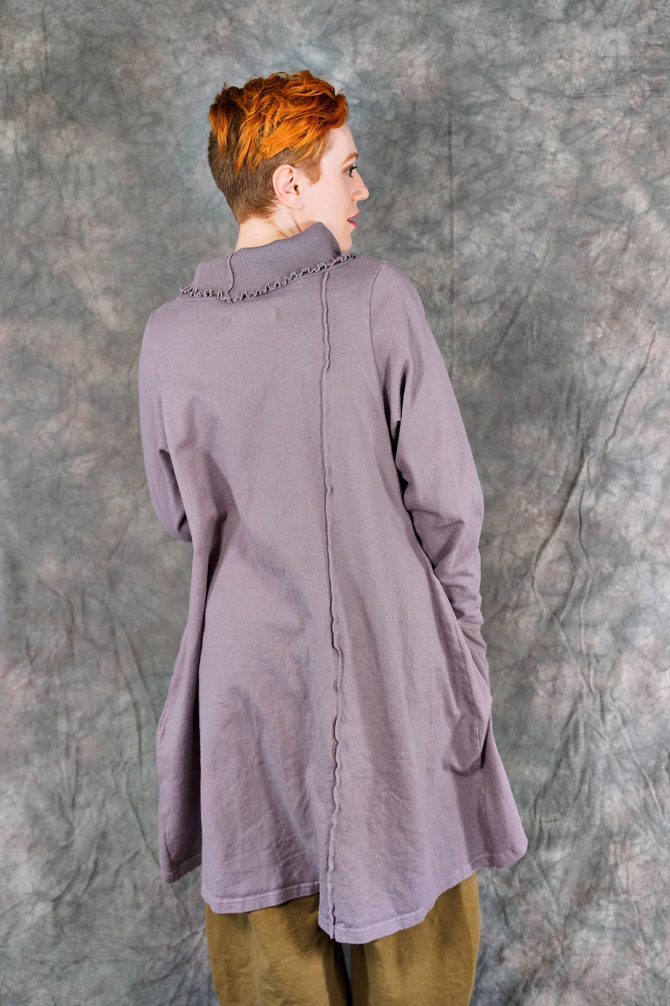 2362 Heavy Eco Cotton Pocket Tunic Aurore-P