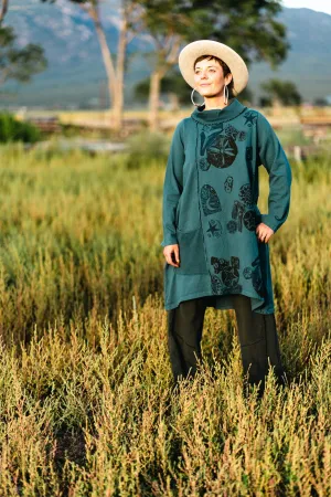 2362 Heavy Eco Cotton Pocket Tunic Hypnea-P