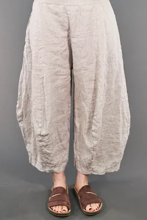 3187 3D Linen Crop Fog-U