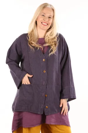 5265 Striped Jacket Orchid/Indigo-U