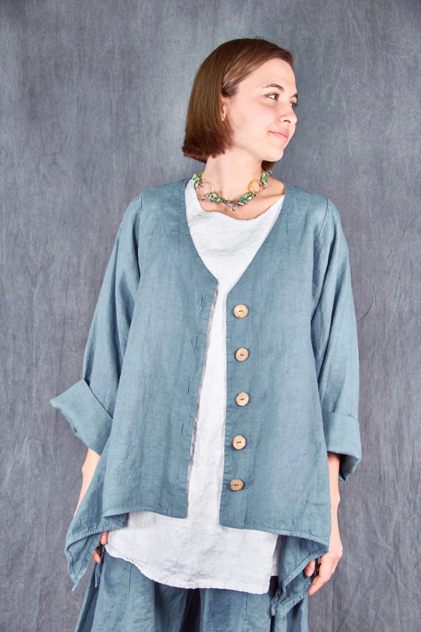 5289 Basque Cardigan La Mer-U