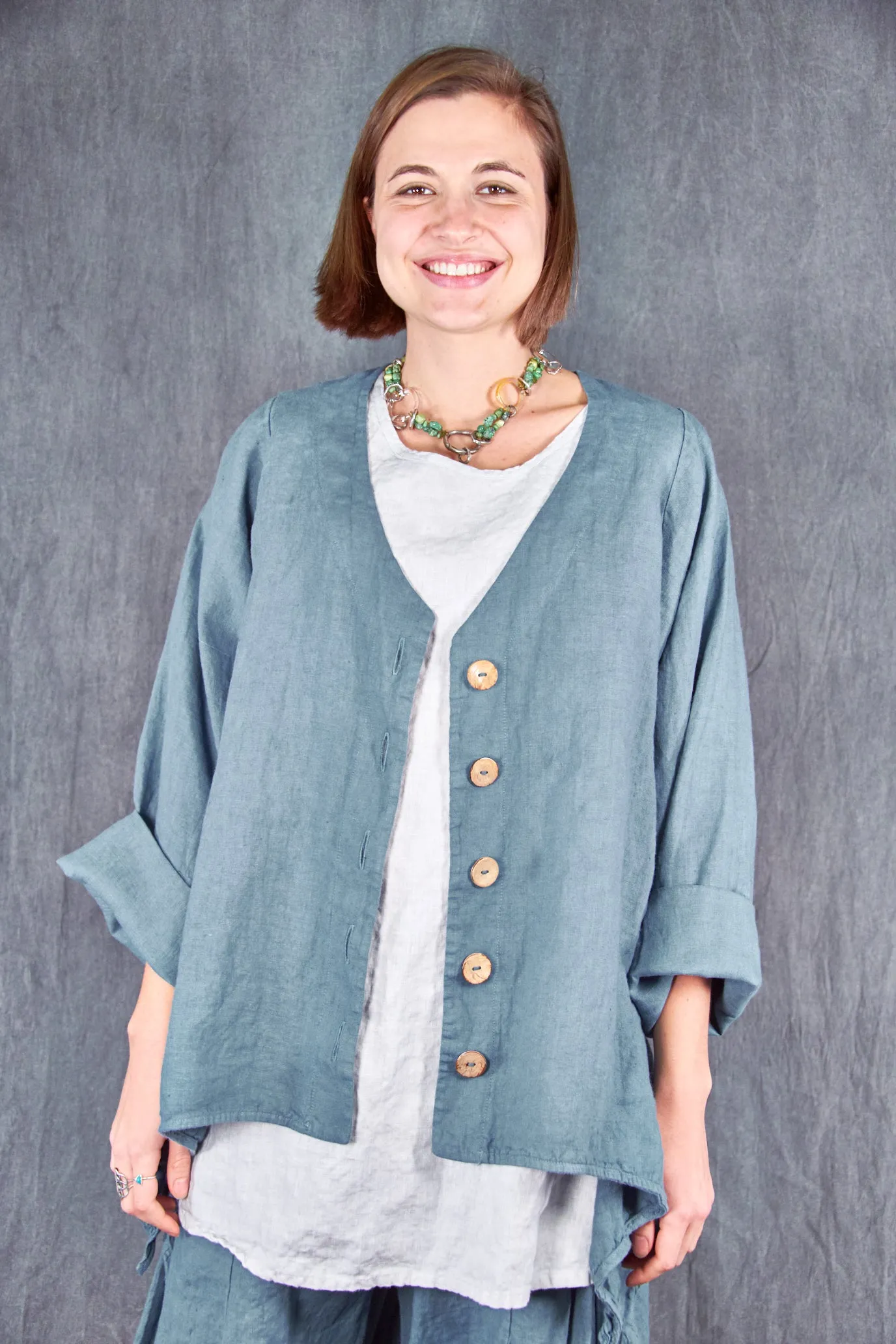 5289 Basque Cardigan La Mer-U
