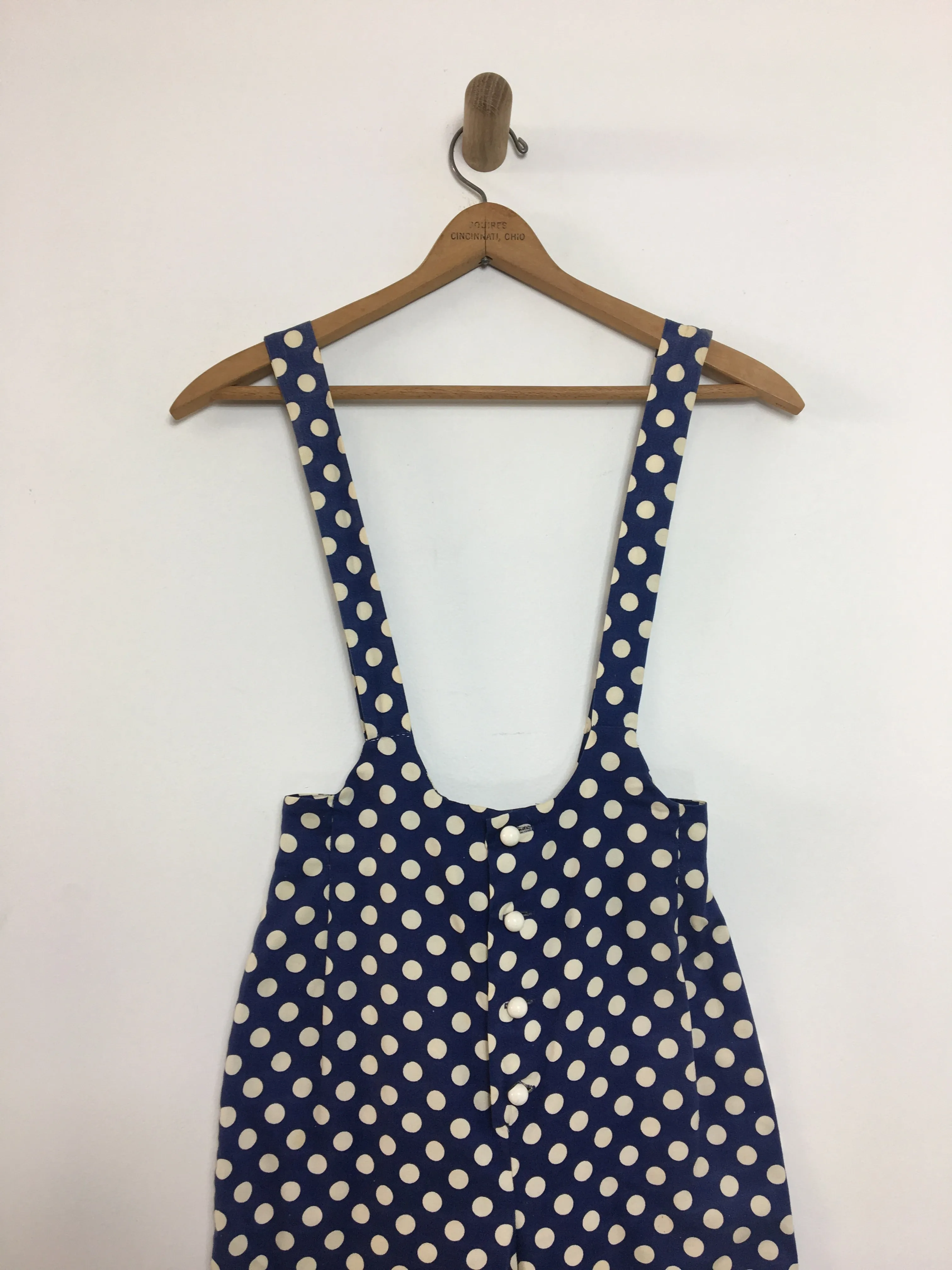 60’s POLKA DOT SUSPENDERS BELLS / 26