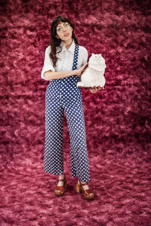 60’s POLKA DOT SUSPENDERS BELLS / 26