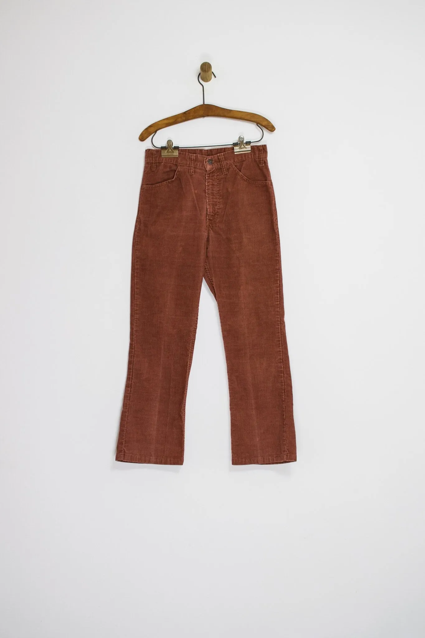 70’s LEVI’S RUST CORDUROYS / 29